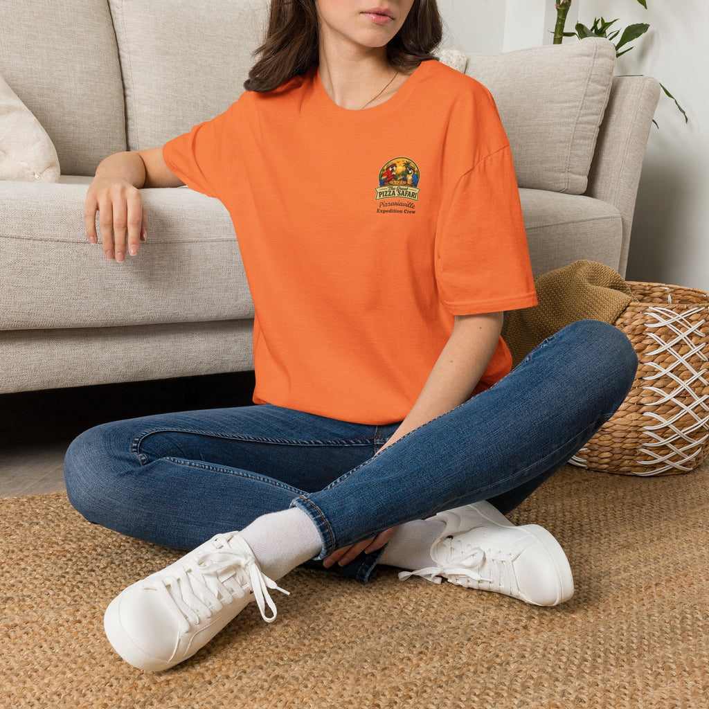 T‑Shirt — "Pizza Safari" Retro Pizzeria Expedition Crew Graphic Tee