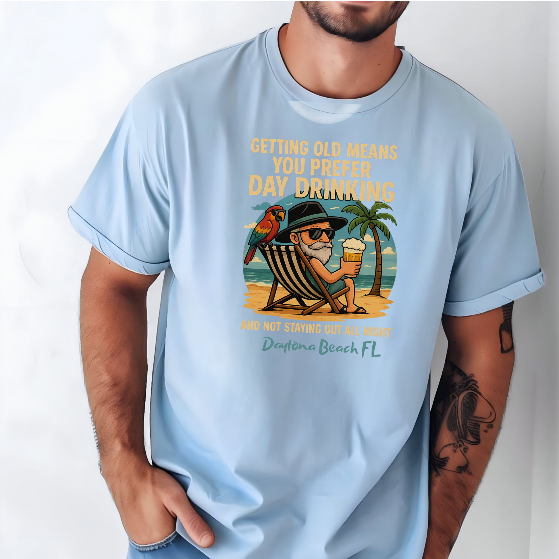 Beach Beer Lover's Unisex T-Shirt, Summer Vibes Tee, Gift for Him, Casual Wear, Funny Quote Shirt, Ideal for BBQs