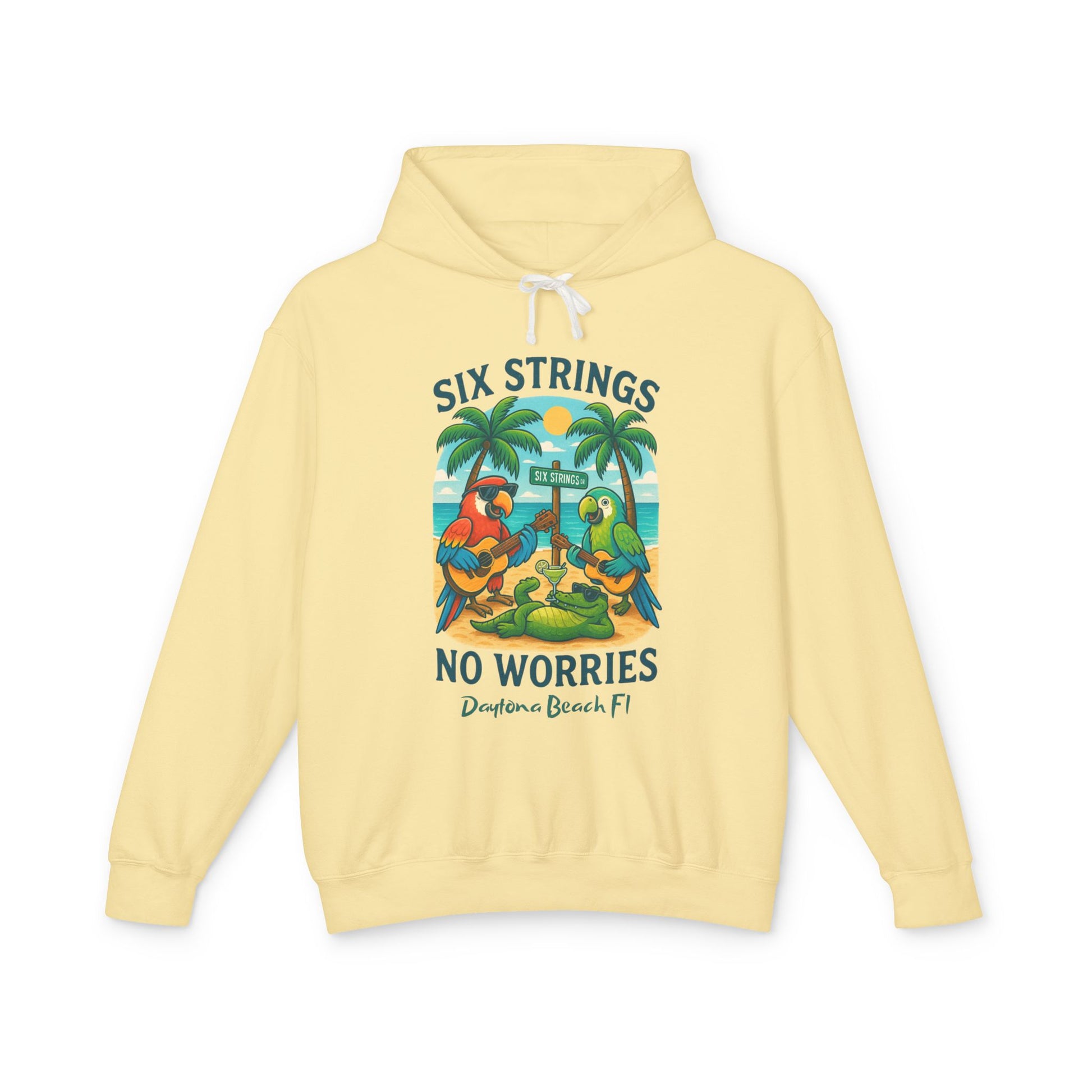 Copy of Flip Side Ln  Lightweight Comfort Colors Hoodie - Jimmy Buffet Style