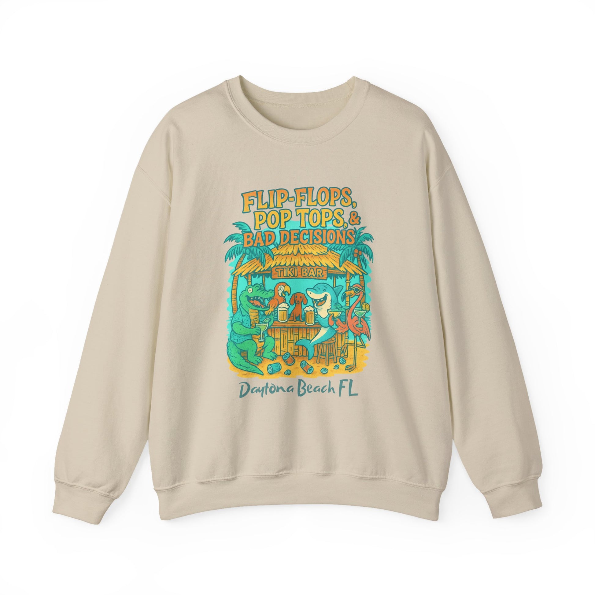 Pop Top Ln Crewneck Sweatshirt - Jimmy Buffet Style