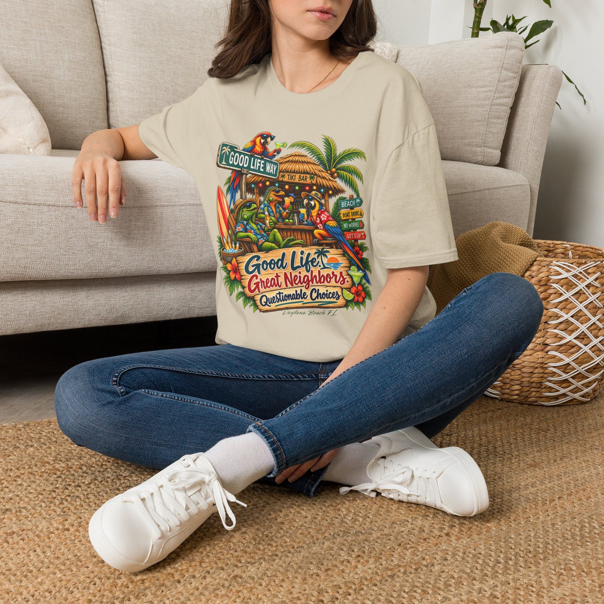 Good Life Way T-Shirt — Tropical Tiki Bar Beach Shirt