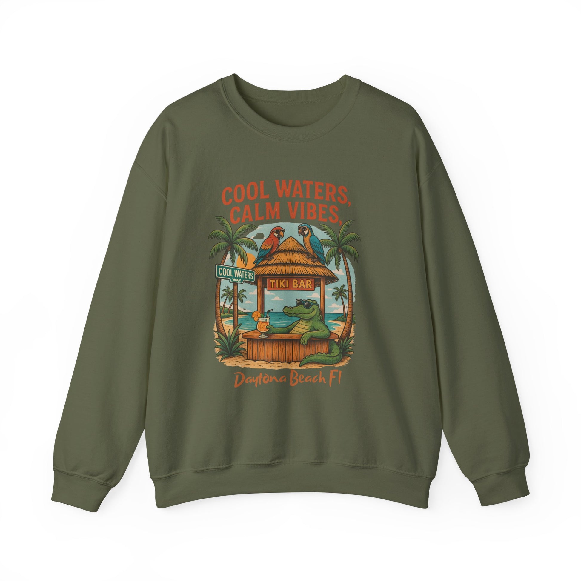 Cool Waters Crewneck Sweatshirt - Jimmy Buffet Style