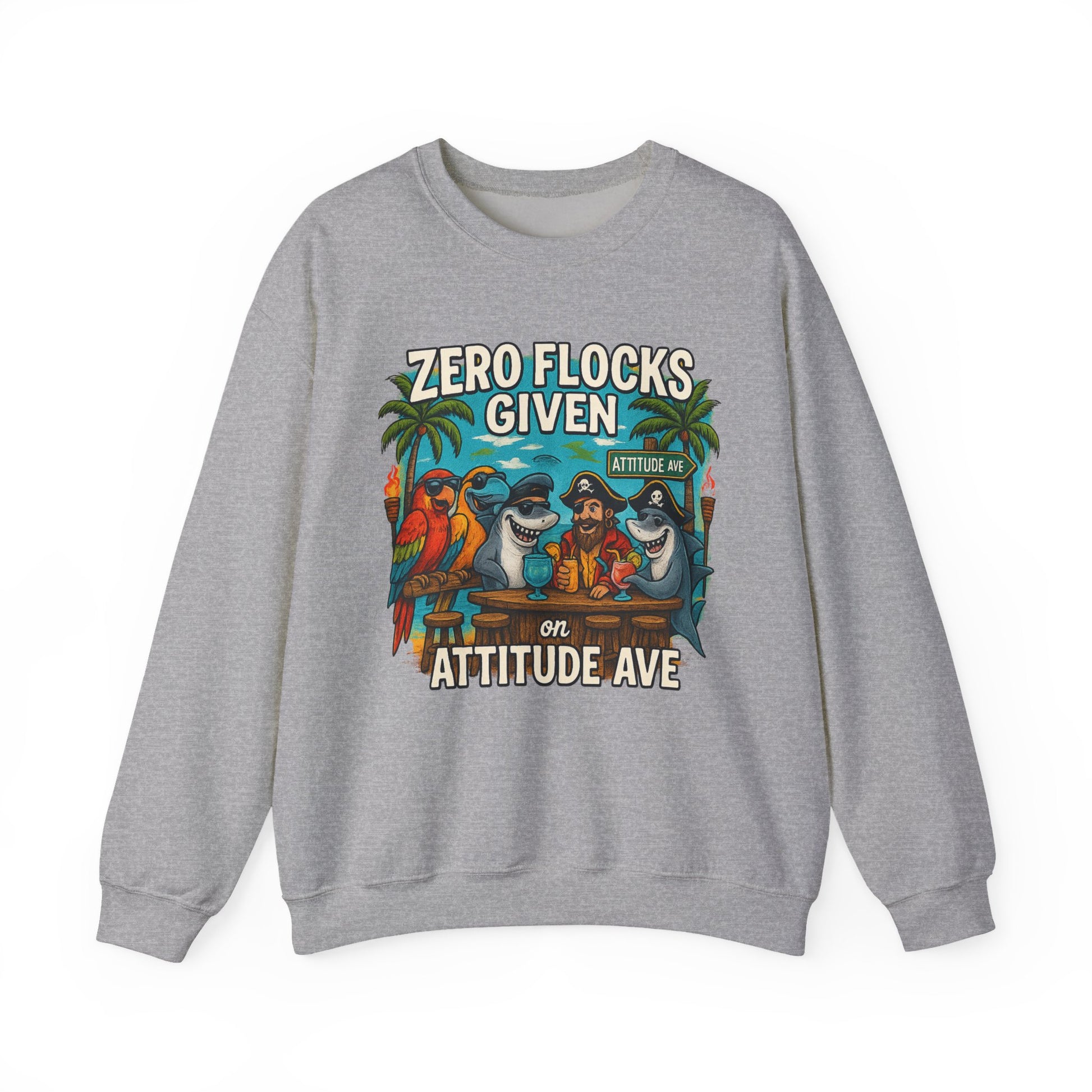 Attitude ave Crewneck Sweatshirt - Jimmy Buffet Style