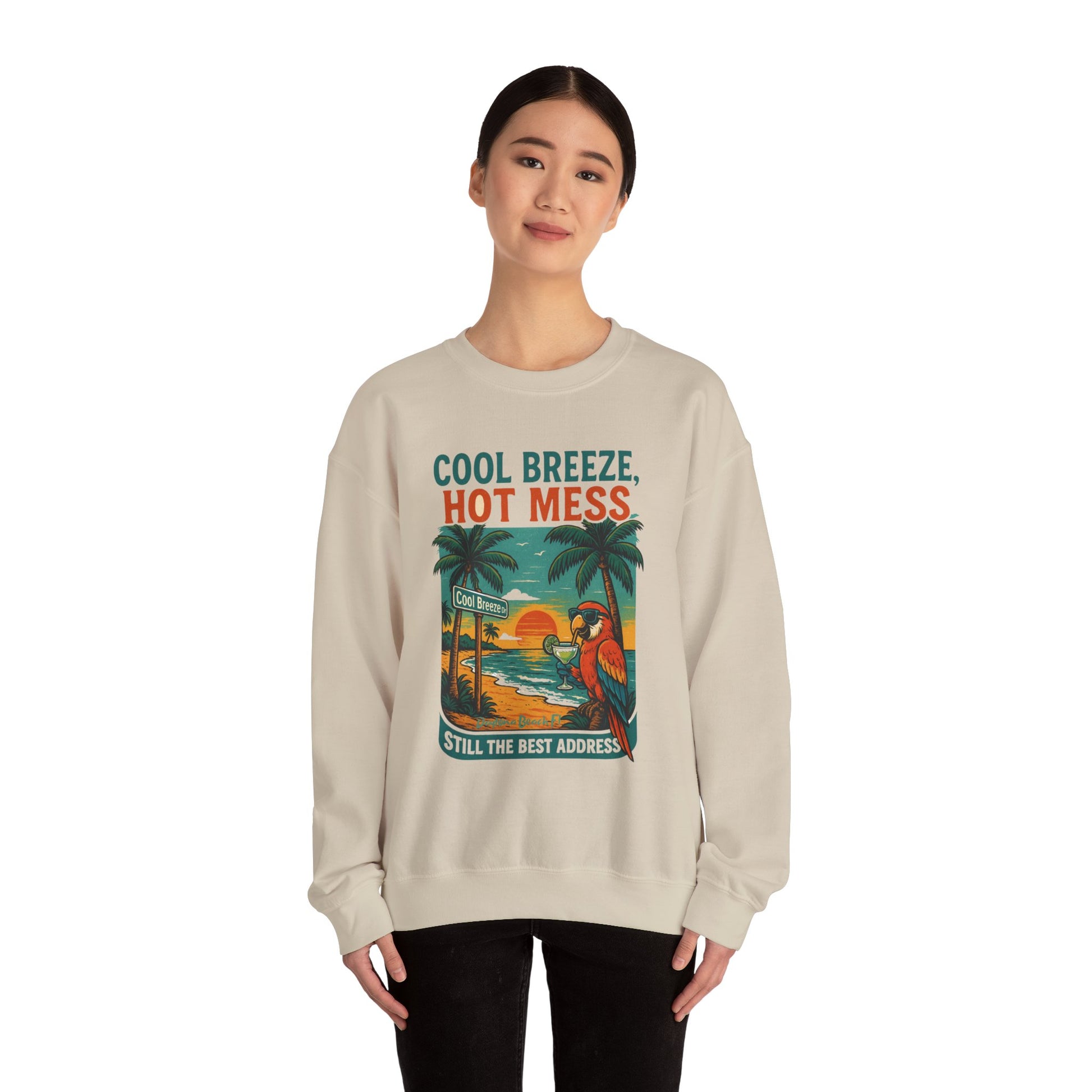 Cool Breeze dr  Crewneck Sweatshirt - Jimmy Buffet Style