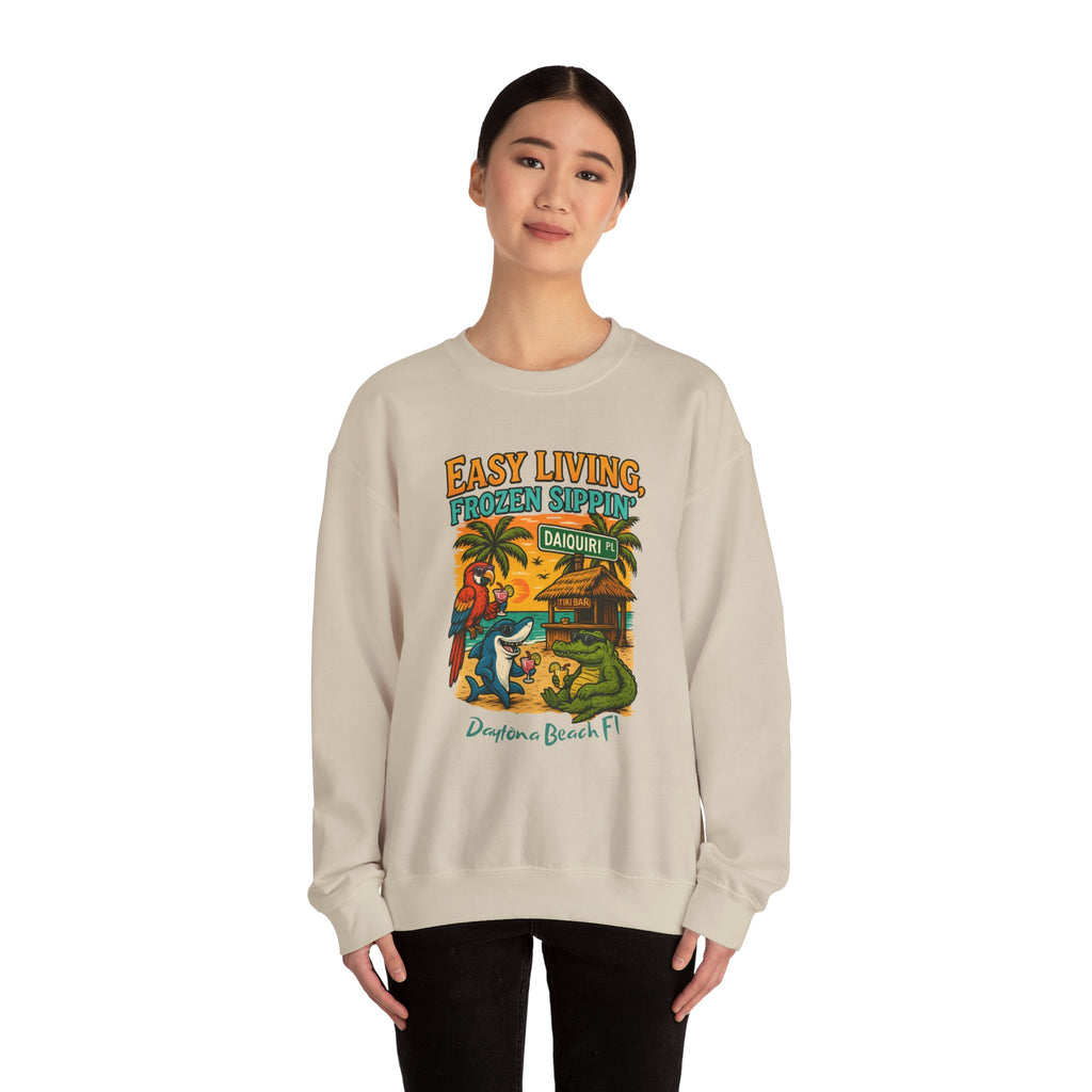 Daquiri Place  Crewneck Sweatshirt - Jimmy Buffet Style