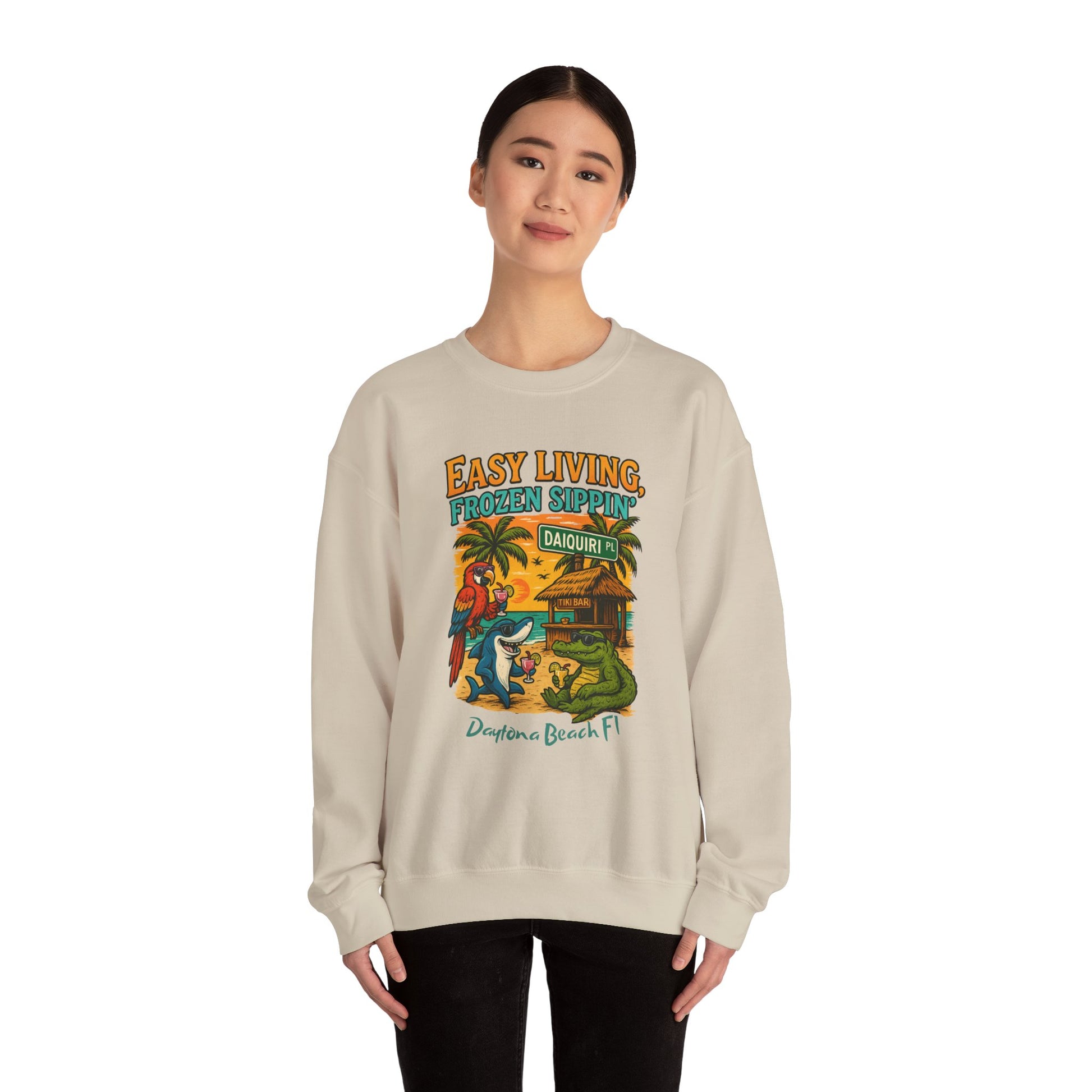 Daquiri Place  Crewneck Sweatshirt - Jimmy Buffet Style