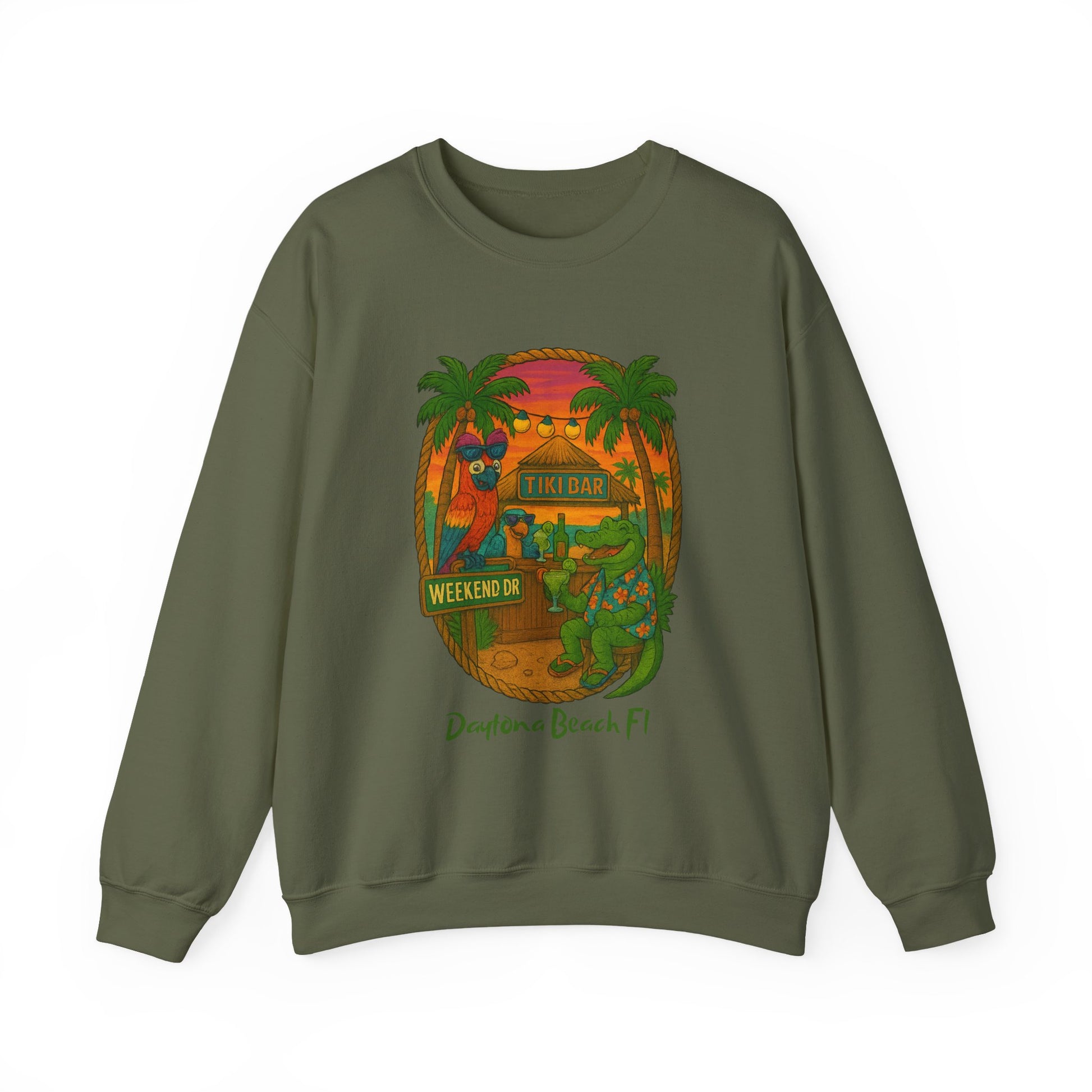 Weekend Dr  Crewneck Sweatshirt - Jimmy Buffet Style