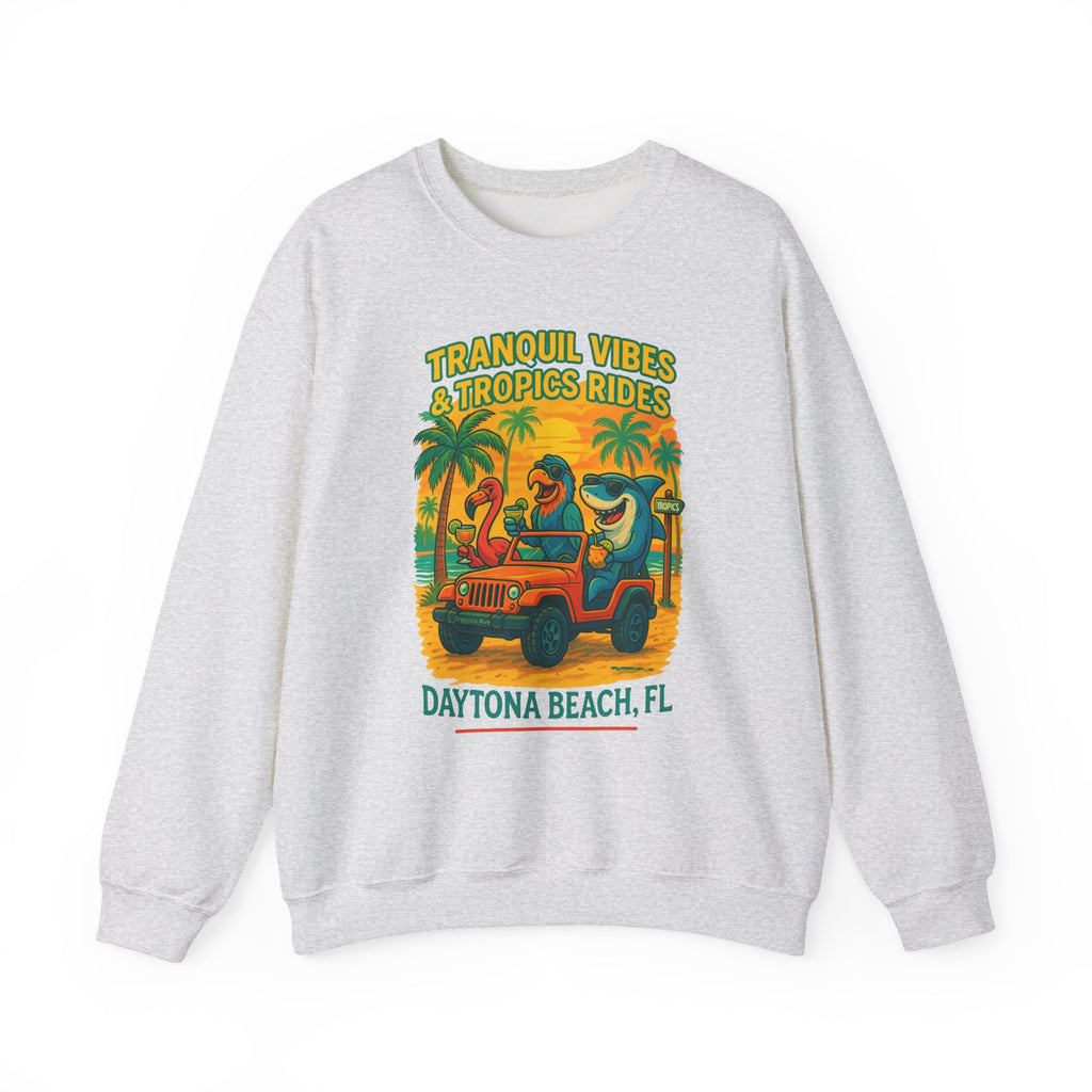 Tropics Ave Crewneck Sweatshirt - Jimmy Buffet Style