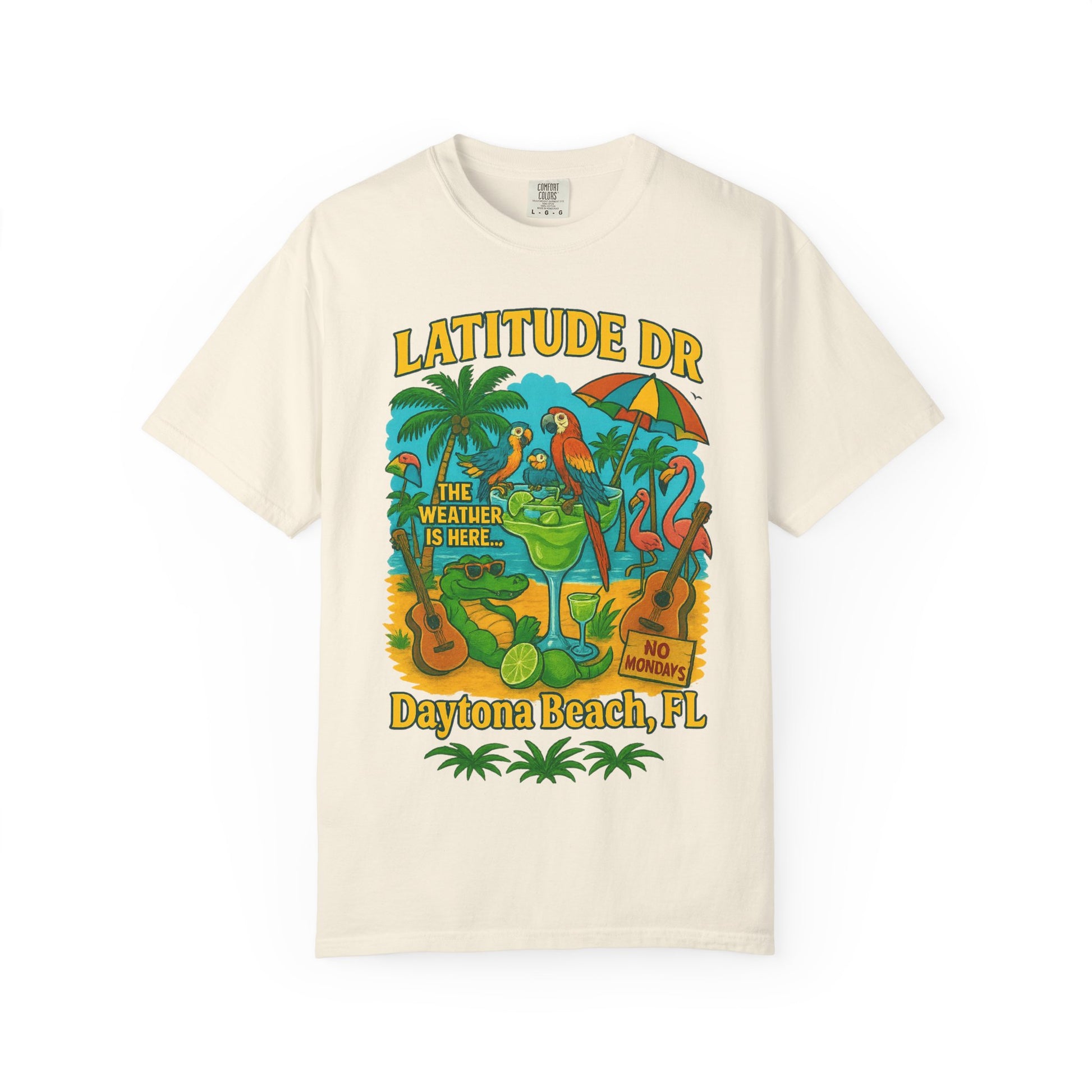 Latitude Dr   T-Shirt, Summer Vibes Tee, Beachwear, Vacation Shirt, Funny Graphic Tee, Unisex Casual Wear
