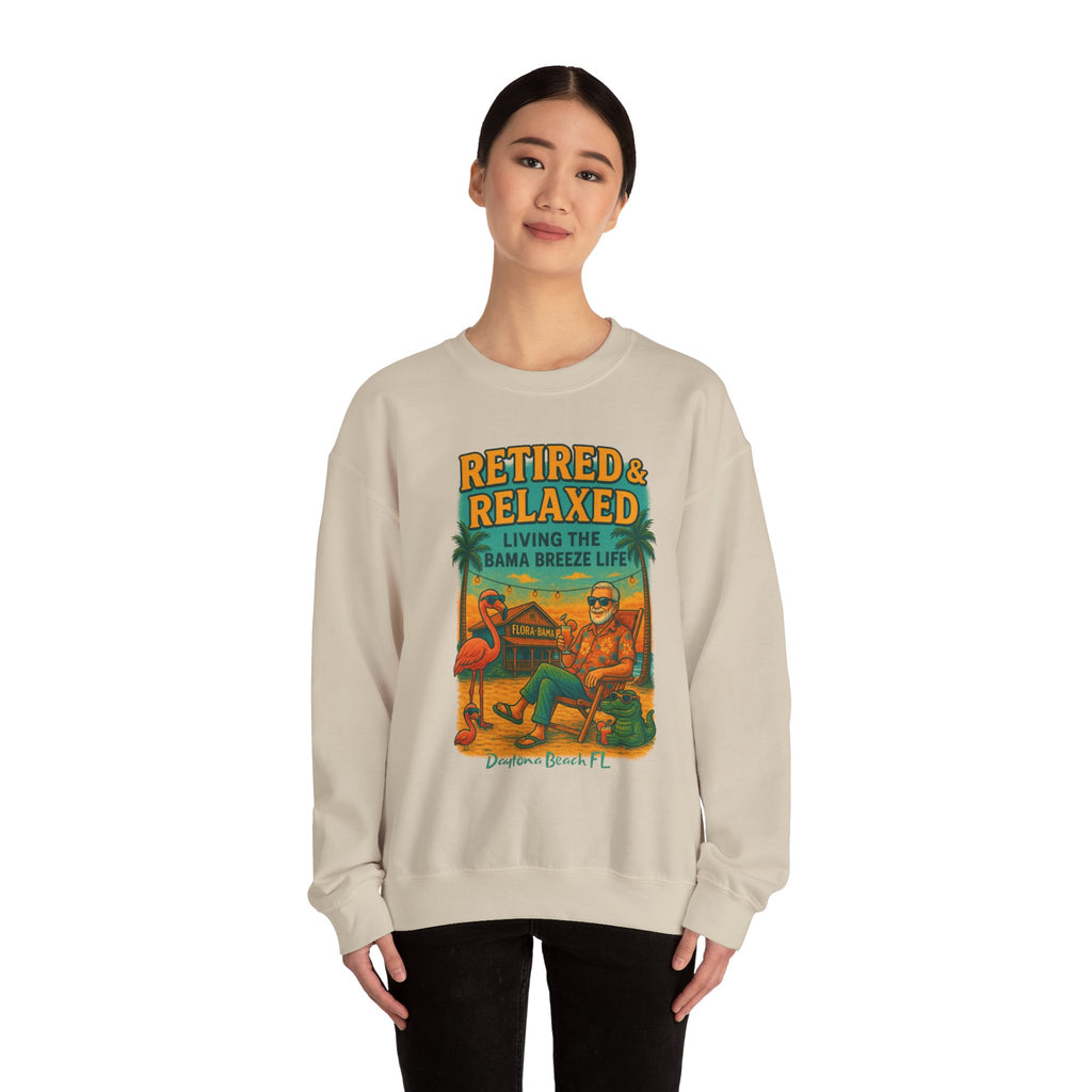 Bama Breeze Dr  Crewneck Sweatshirt - Jimmy Buffet Style