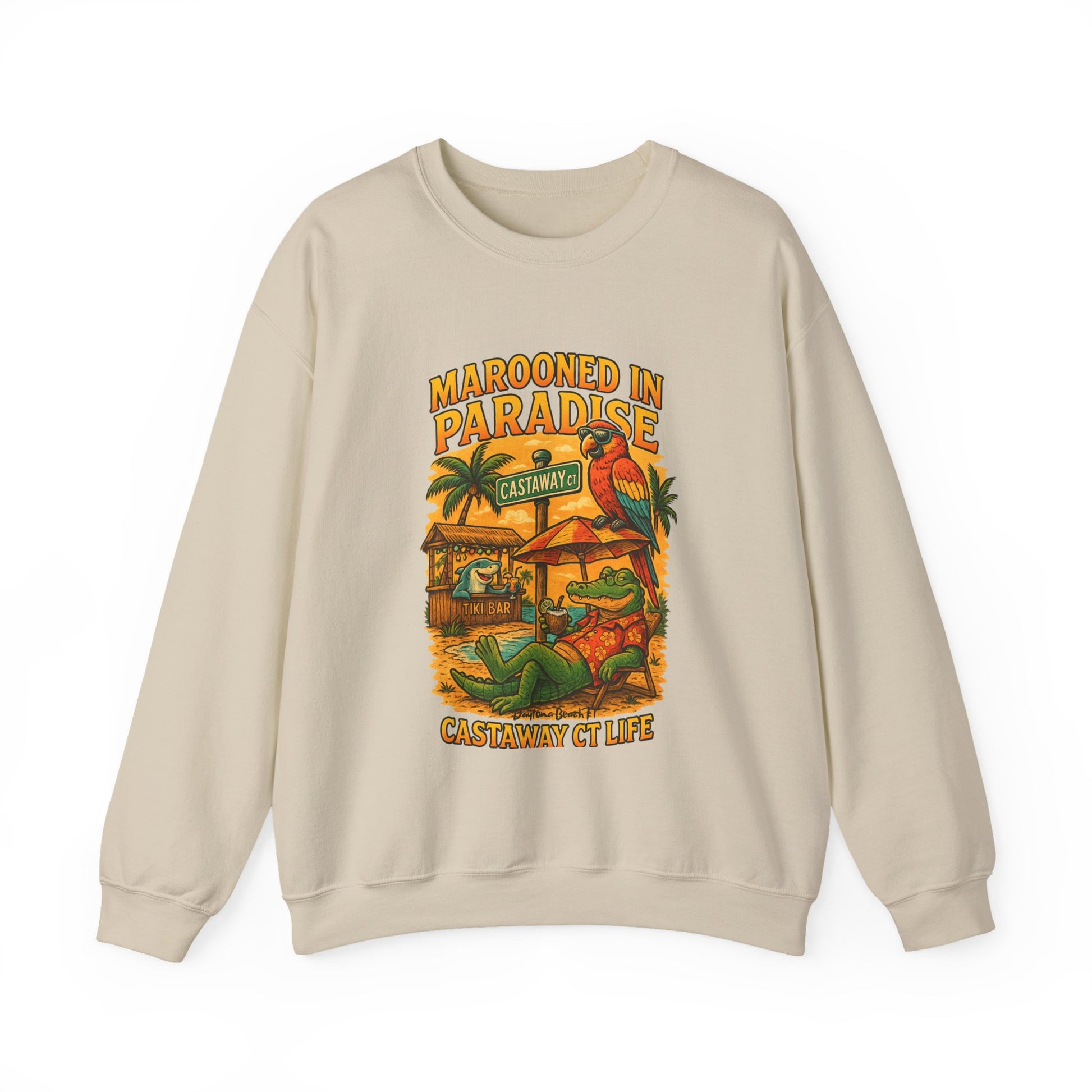 Castaway ct Crewneck Sweatshirt - Jimmy Buffet Style