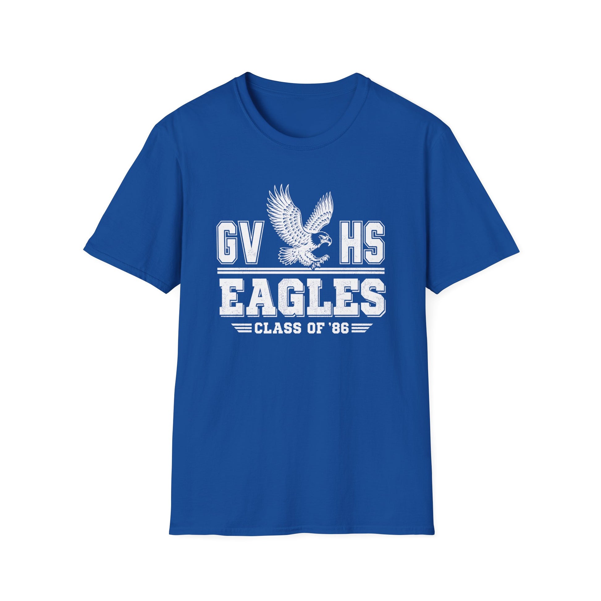 GVHS Eagles Vintage Eagle Logo T-Shirt | Class of '86 School Spirit