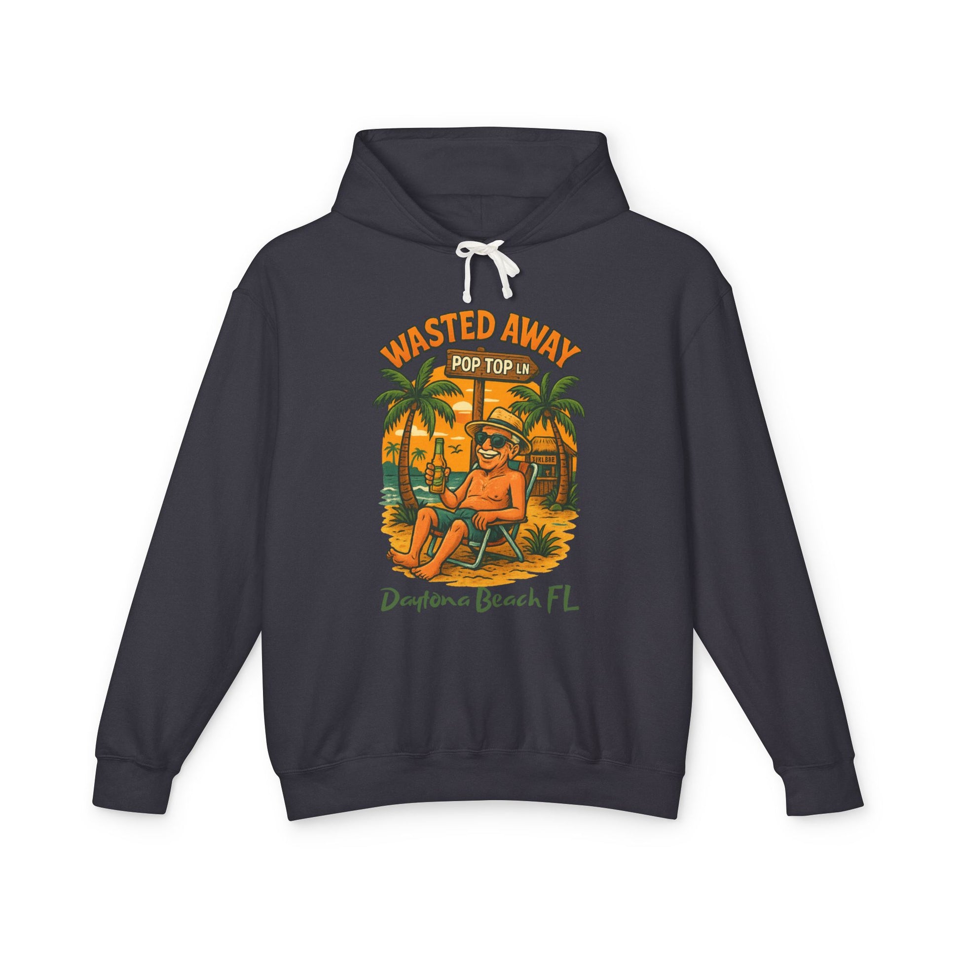 Pop Top  Ln  Lightweight Comfort Colors Hoodie - Jimmy Buffet Style