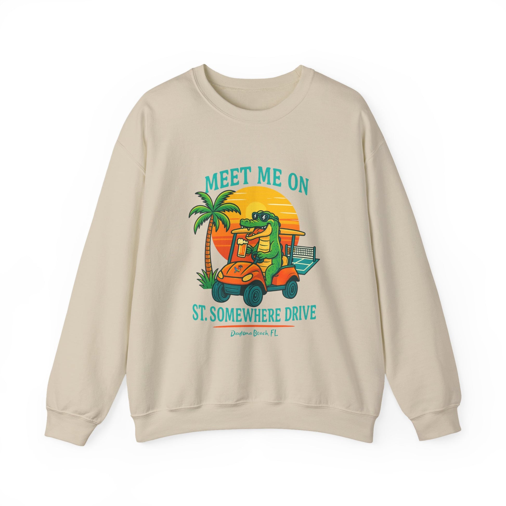 St Somewhere dr  Crewneck Sweatshirt -