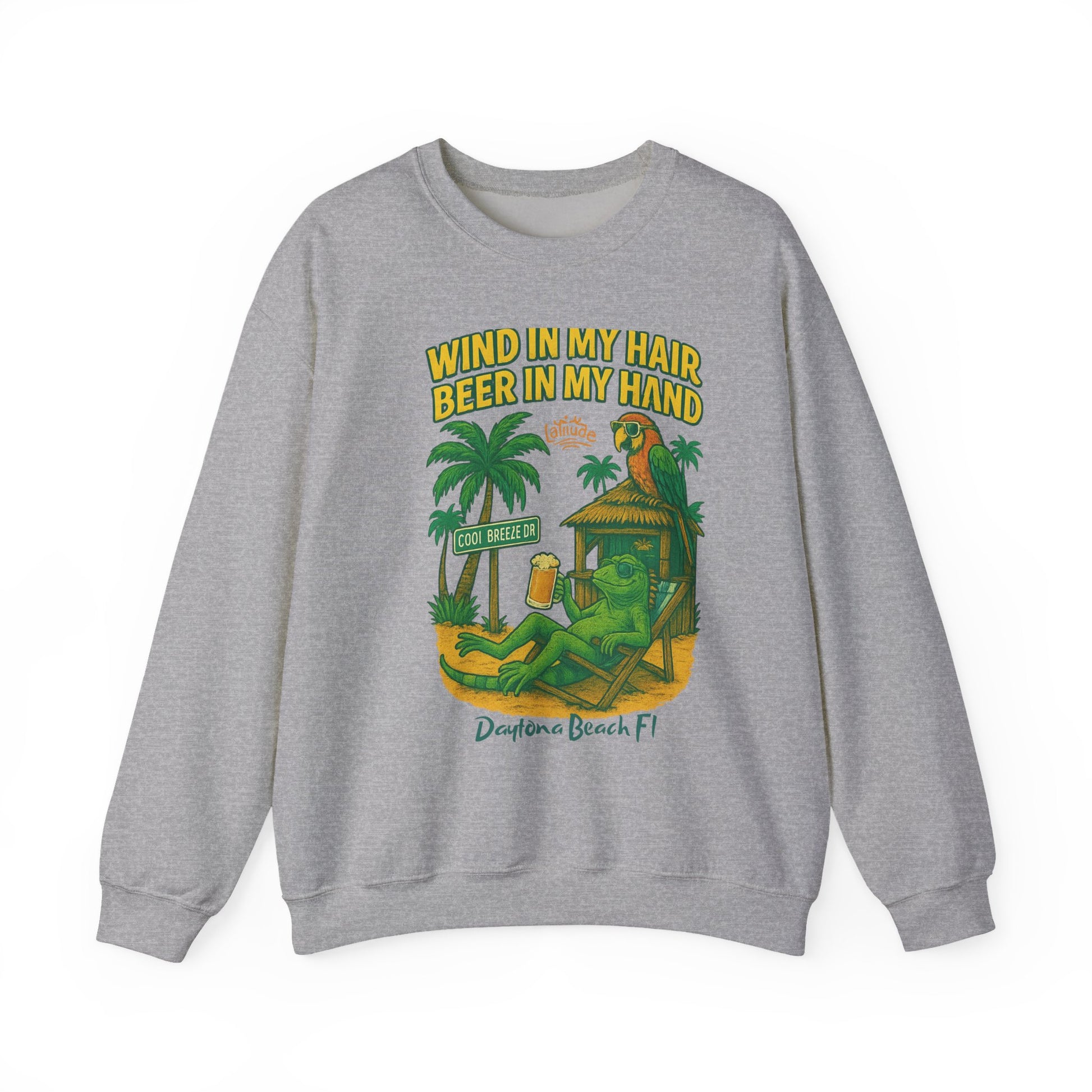 Cool Breeze dr  Crewneck Sweatshirt - Jimmy Buffet Style