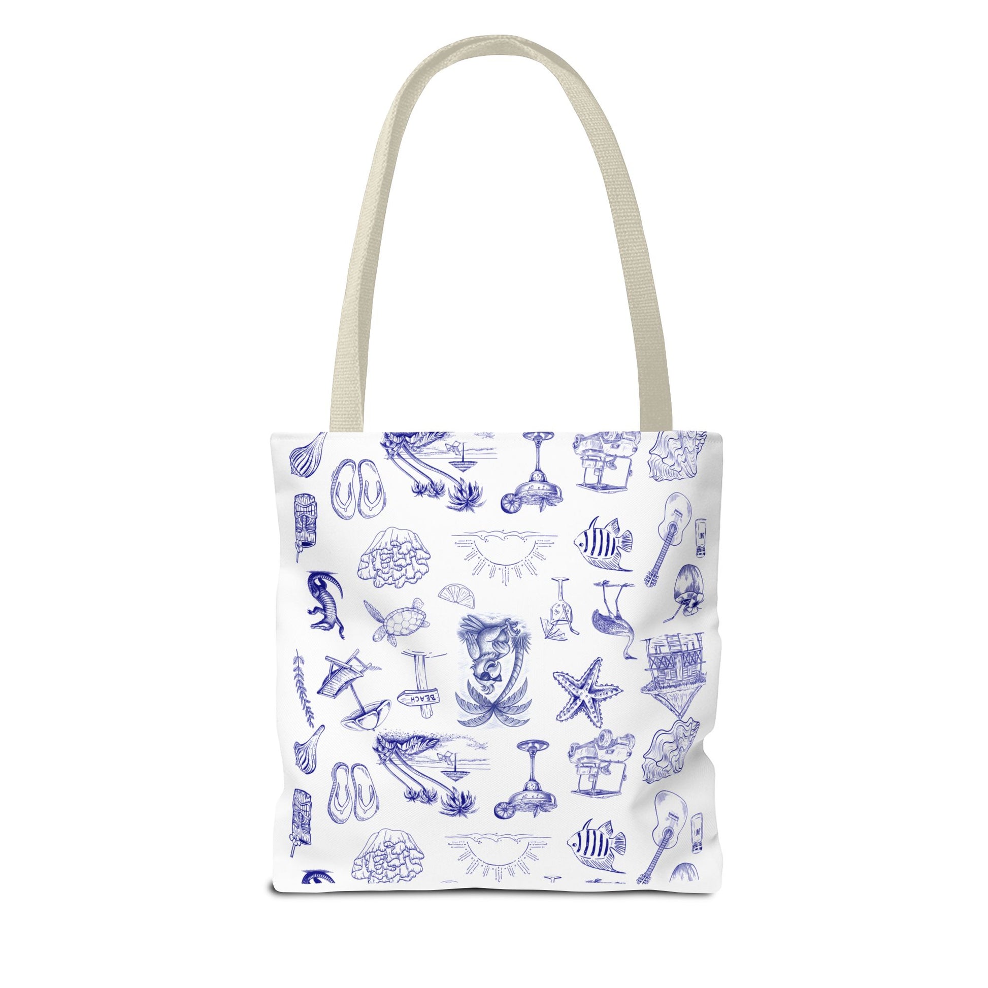 Beach-Themed Tote Bag, Vacation Essentials