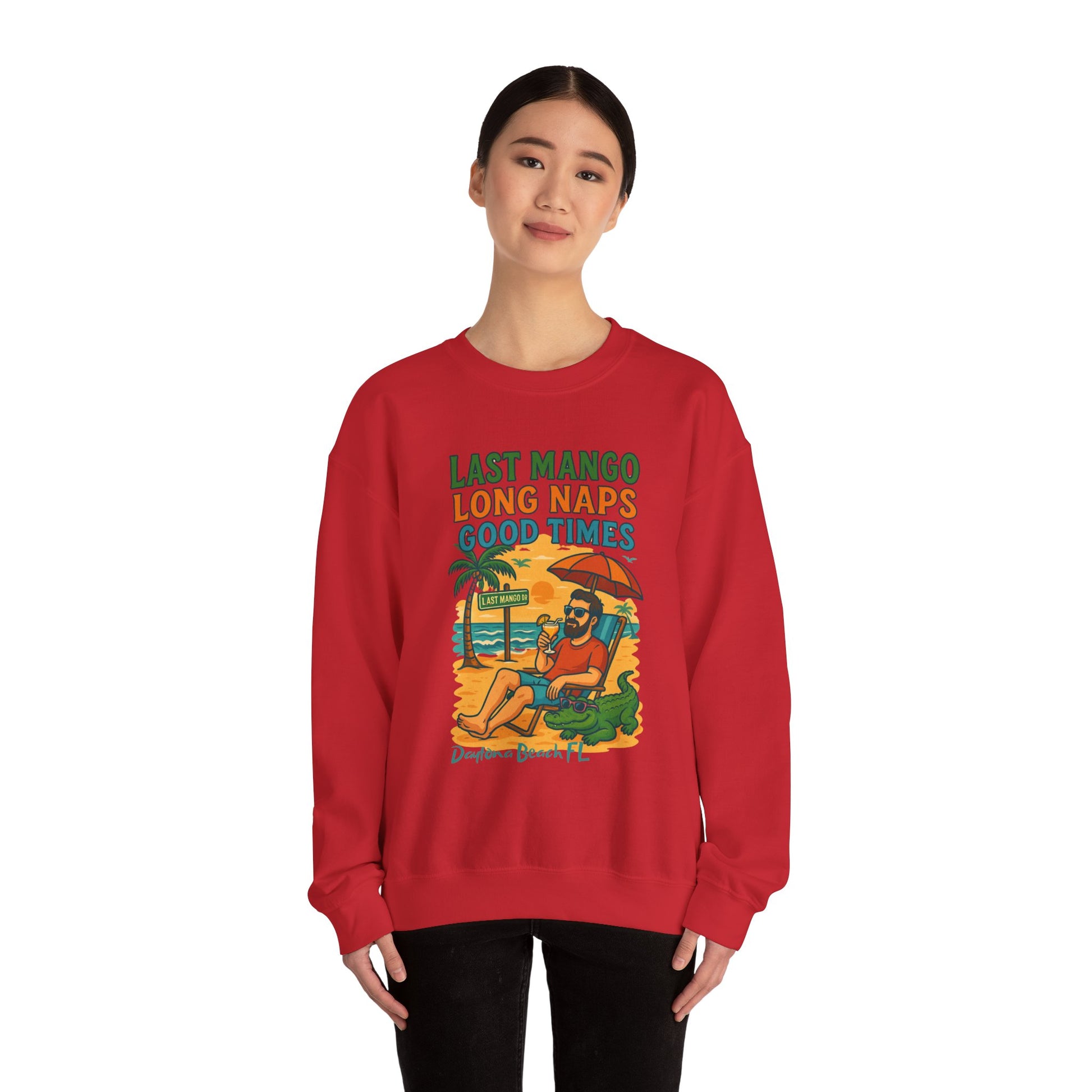 Last Mango Crewneck Sweatshirt - Jimmy Buffet Style