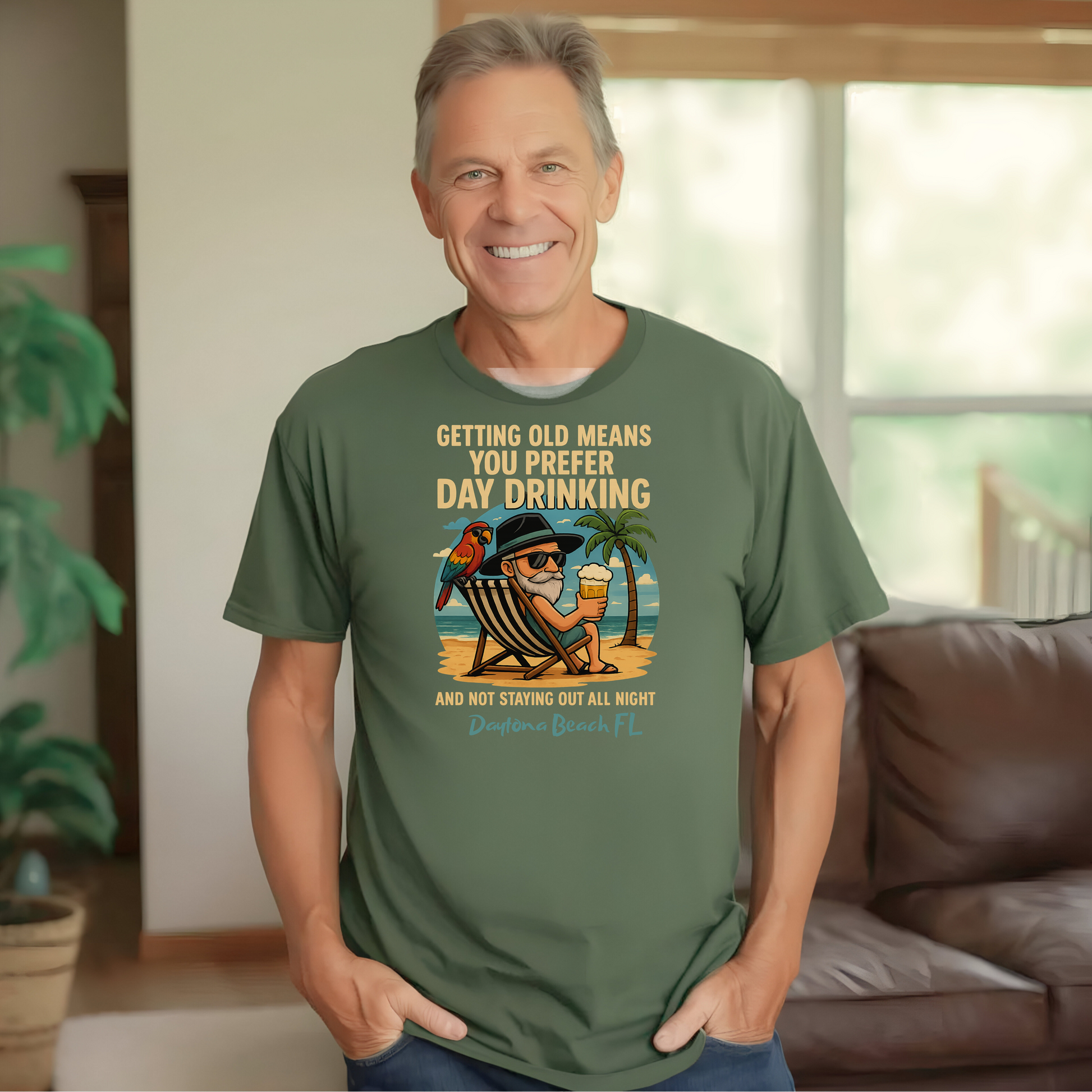 Beach Beer Lover's Unisex T-Shirt, Summer Vibes Tee, Gift for Him, Casual Wear, Funny Quote Shirt, Ideal for BBQs