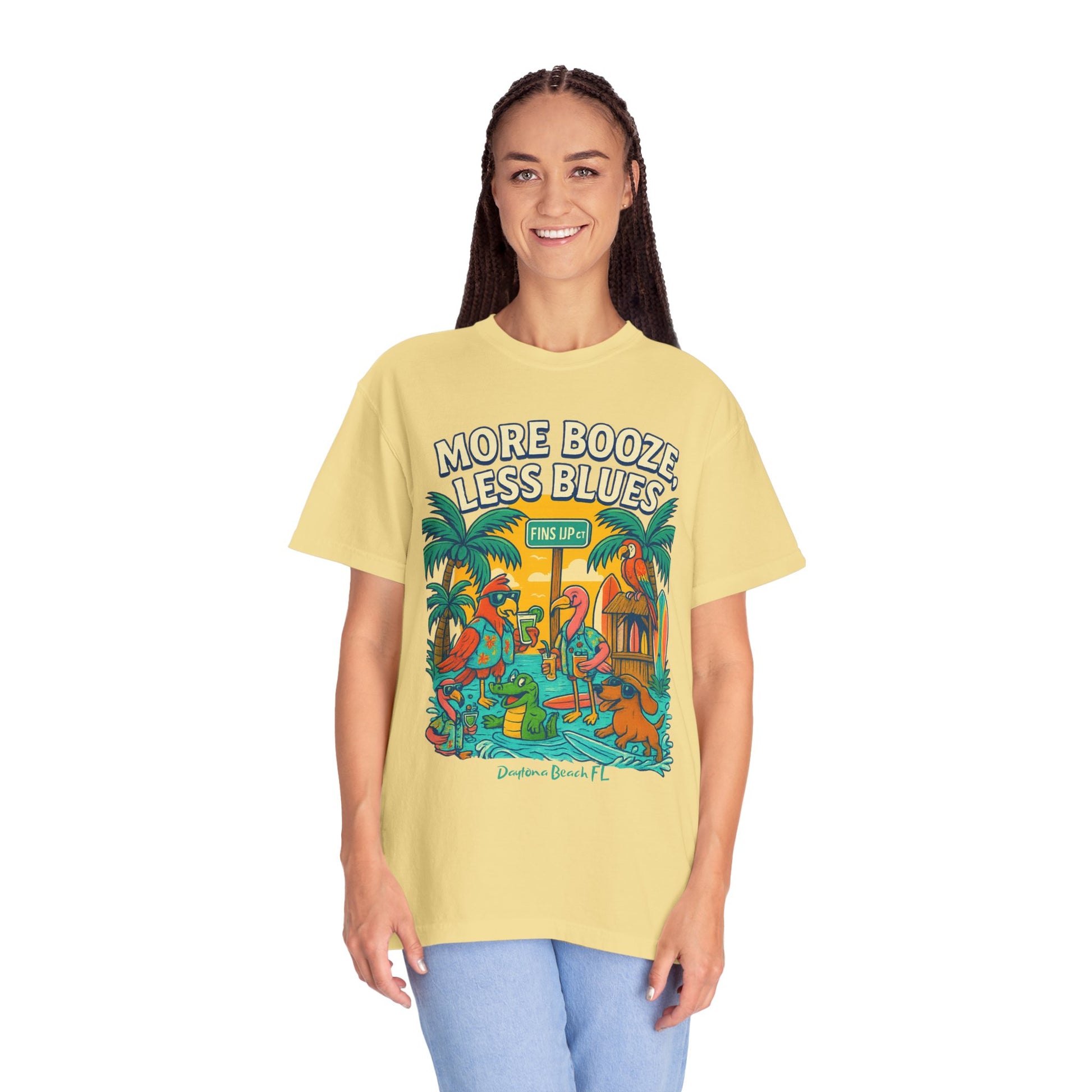 Fins up ct  T shirt  Comfort colors 1717