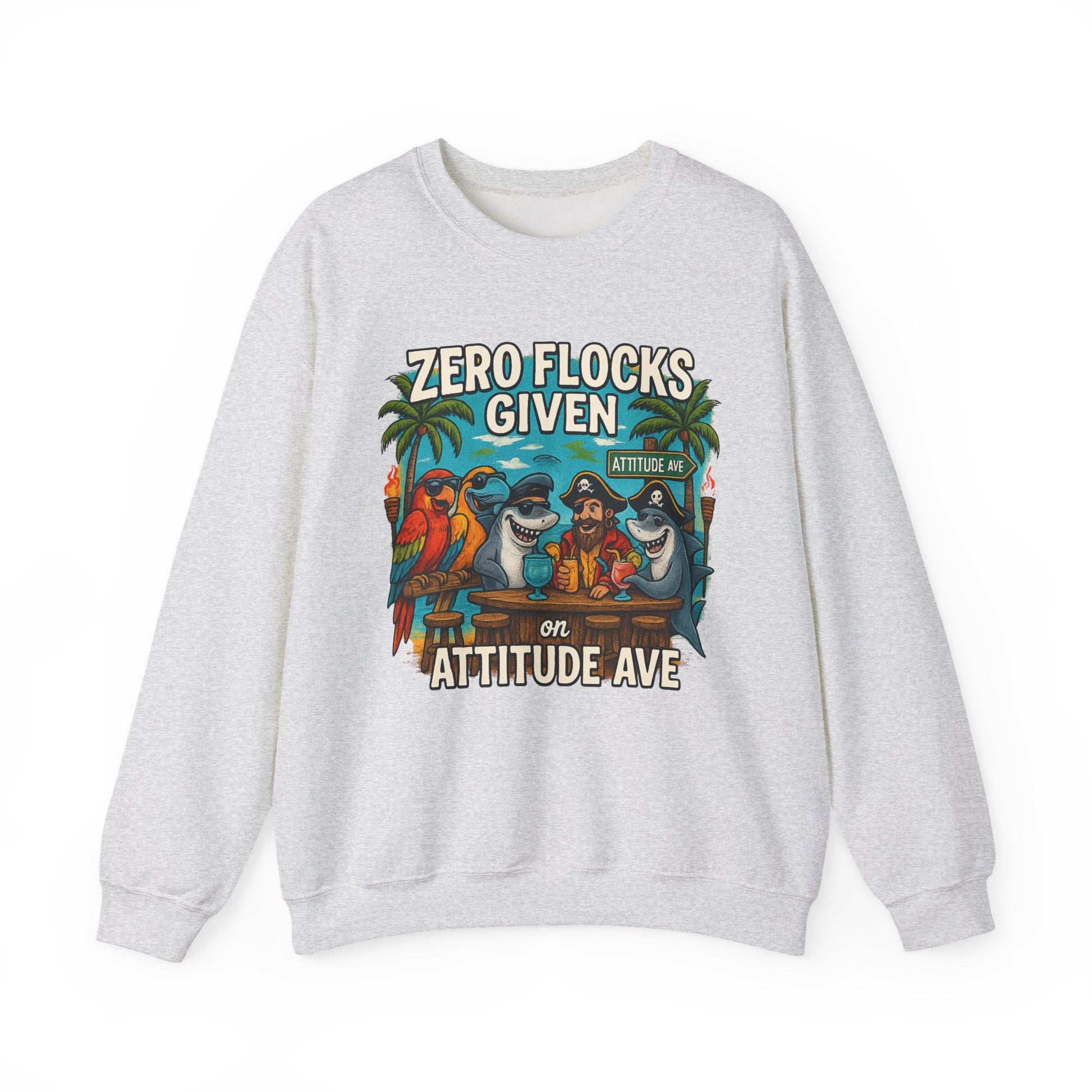 Attitude ave Crewneck Sweatshirt - Jimmy Buffet Style