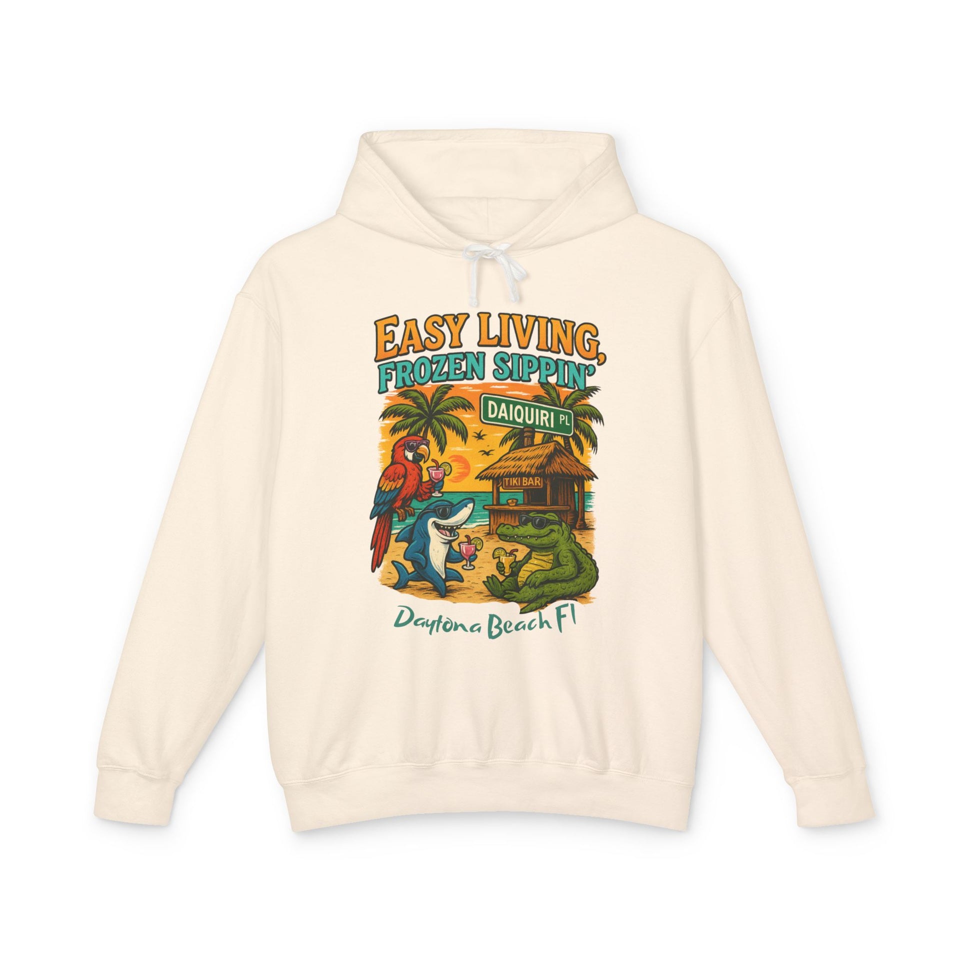 Daquiri Place  Lightweight Comfort Colors Hoodie - Jimmy Buffet Style