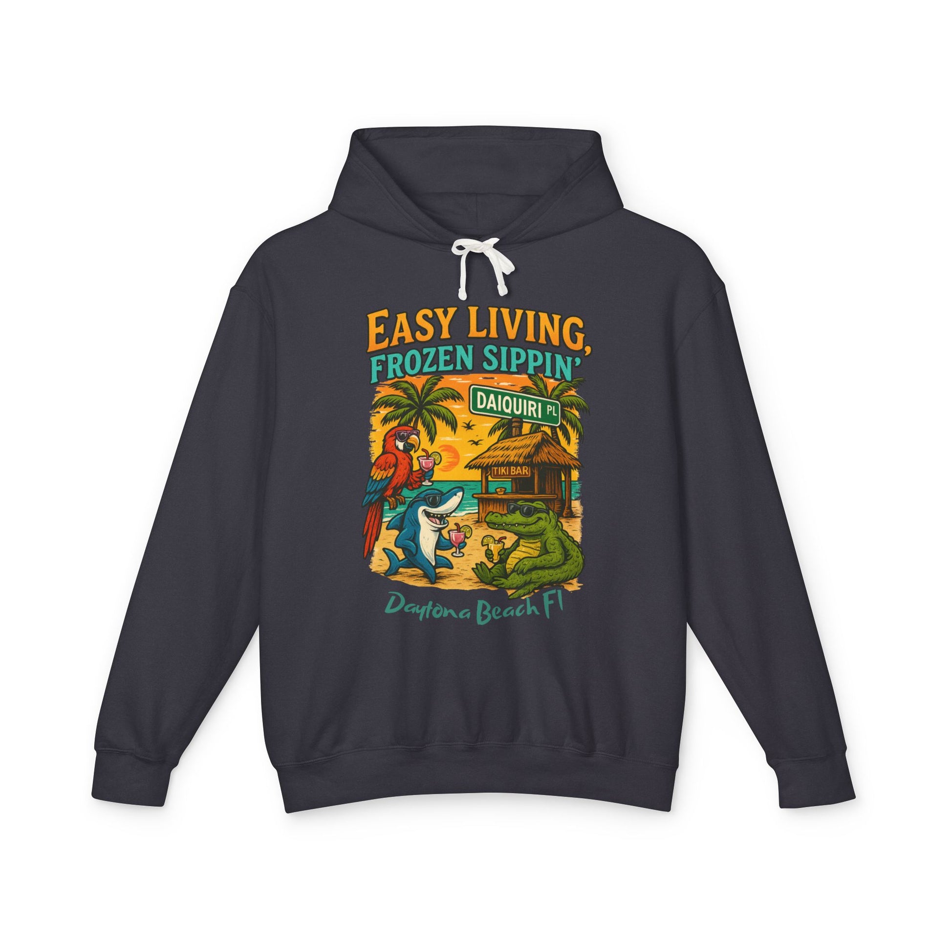 Daquiri Place  Lightweight Comfort Colors Hoodie - Jimmy Buffet Style