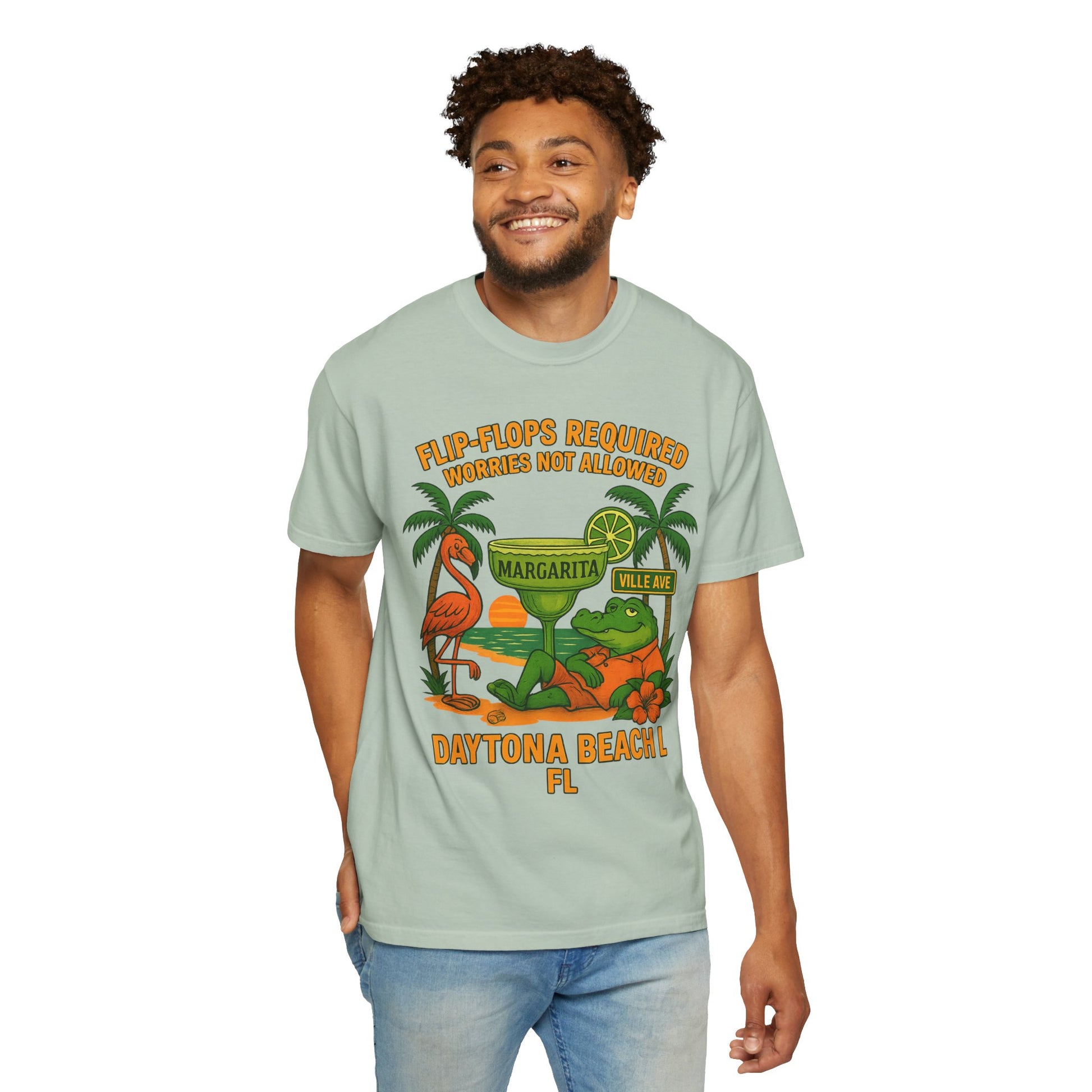 Margaritaville Ave    T-Shirt, Summer Vibes Tee, Beachwear, Vacation Shirt, Funny Graphic Tee, Unisex Casual Wear