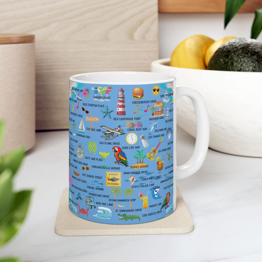 Tropical Vibes Ceramic Mug