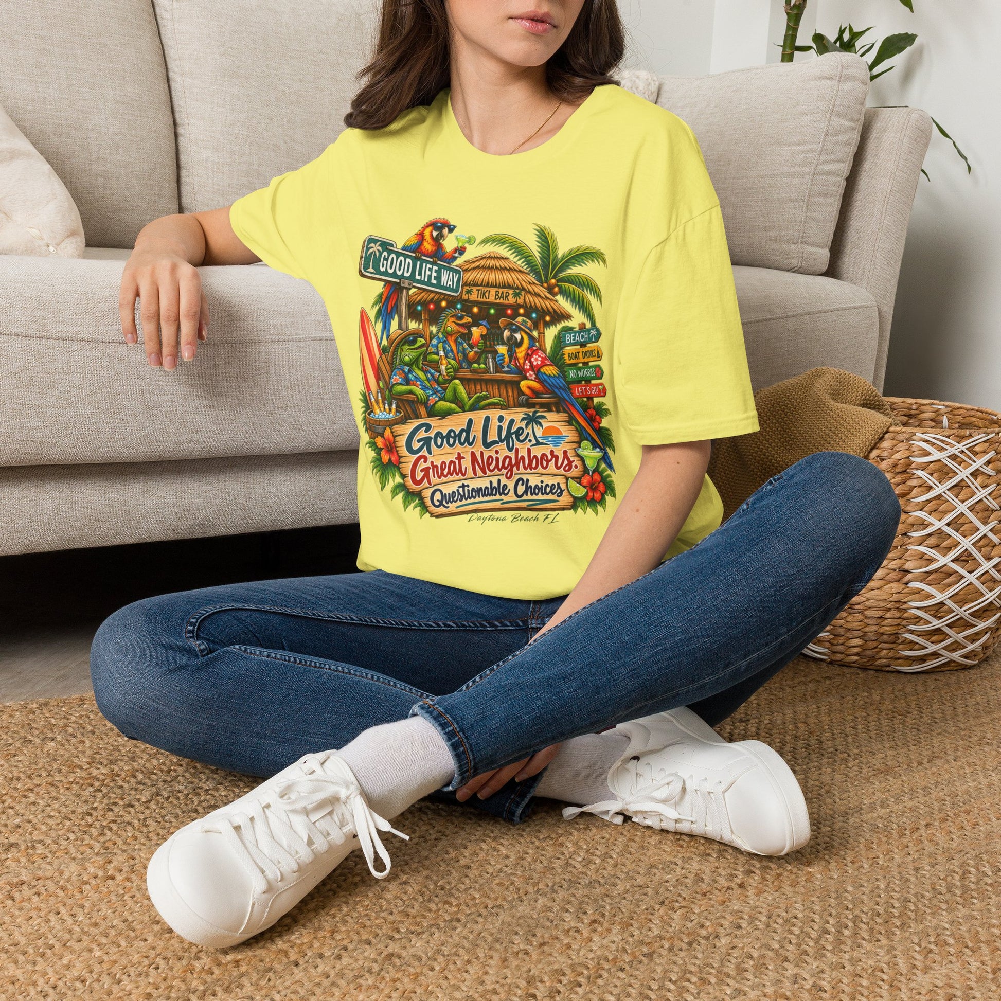 Good Life Way T-Shirt — Tropical Tiki Bar Beach Shirt