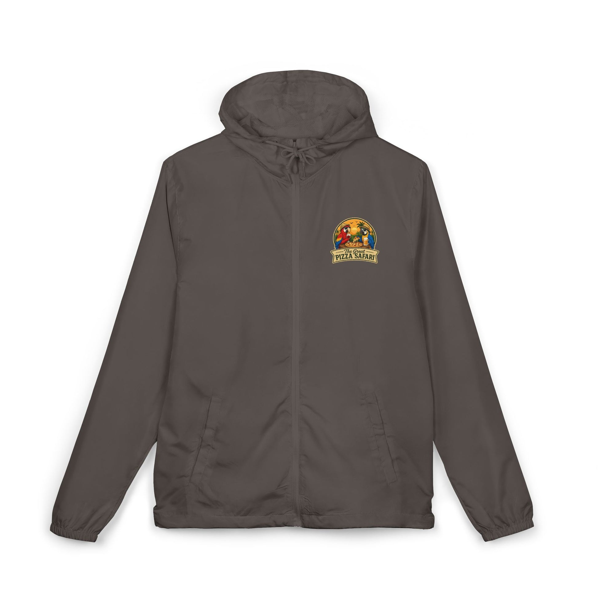 Vintage Camper Windbreaker Jacket – Pizzariaville graphic