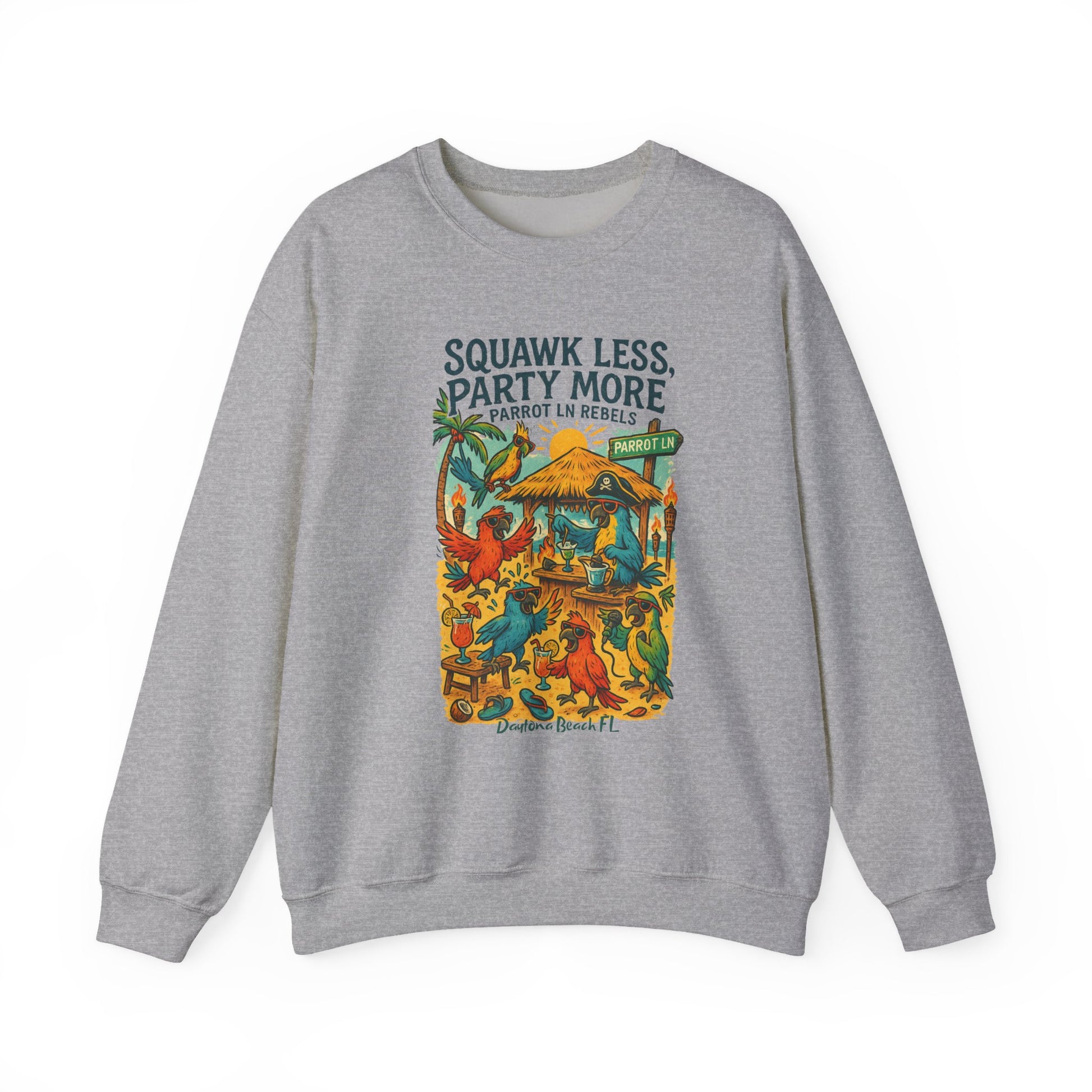 Parrot Ln   Crewneck Sweatshirt - Jimmy Buffet Style