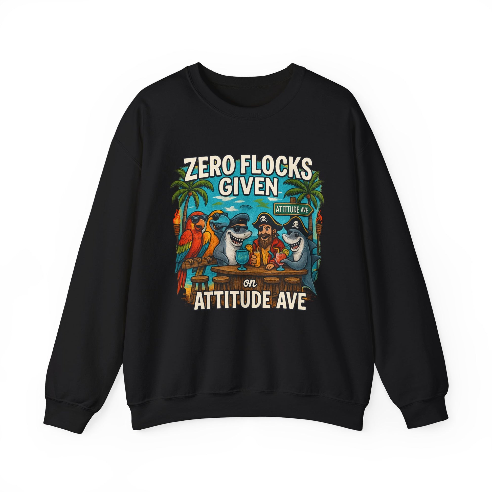 Attitude ave Crewneck Sweatshirt - Jimmy Buffet Style
