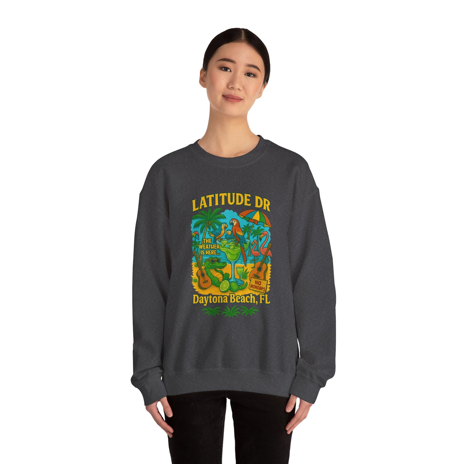 Latitude  Ave Crewneck Sweatshirt - Jimmy Buffet Style