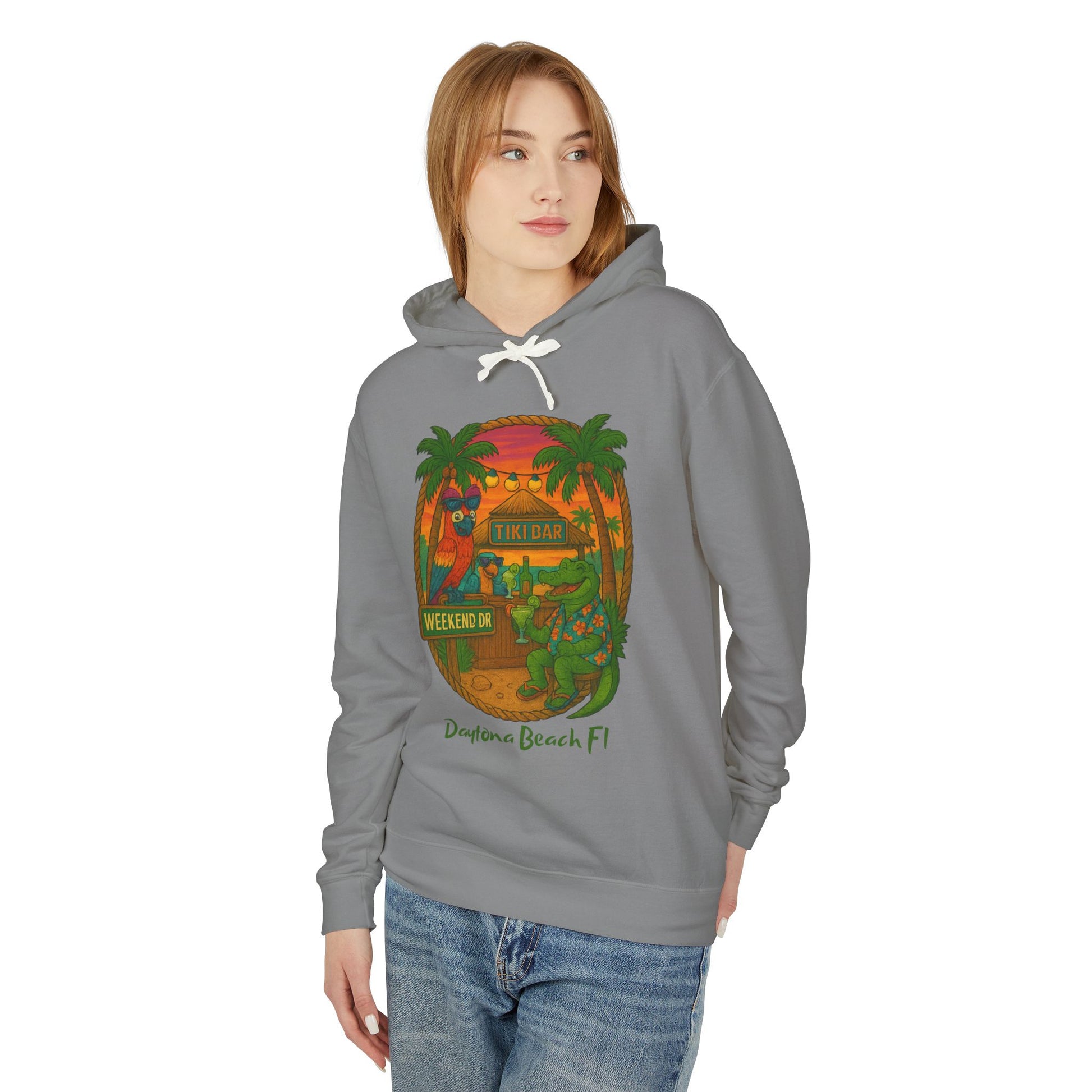 Weekend Dr   Lightweight Comfort Colors Hoodie - Jimmy Buffet Style