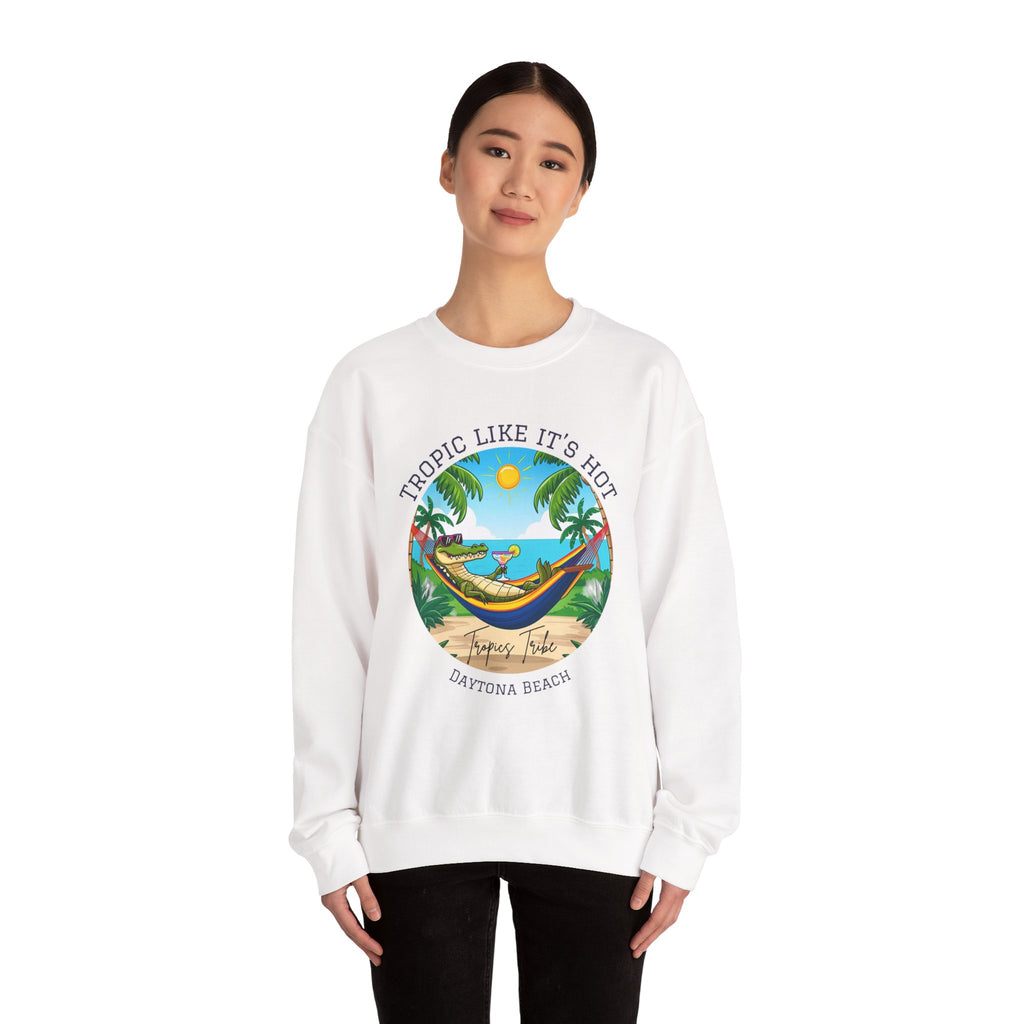 Tropics Ave Crewneck Sweatshirt - Jimmy Buffet Style