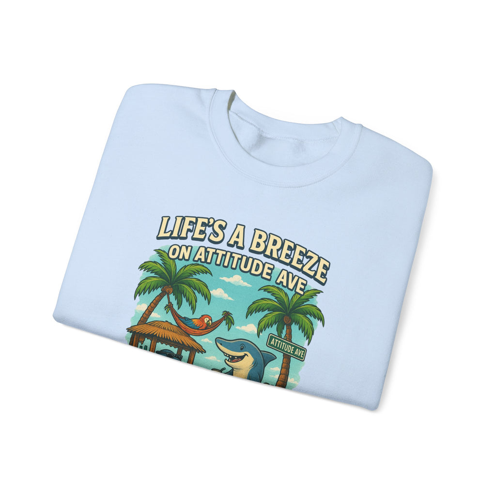 Attitude Ave Crewneck Sweatshirt - Jimmy Buffet Style