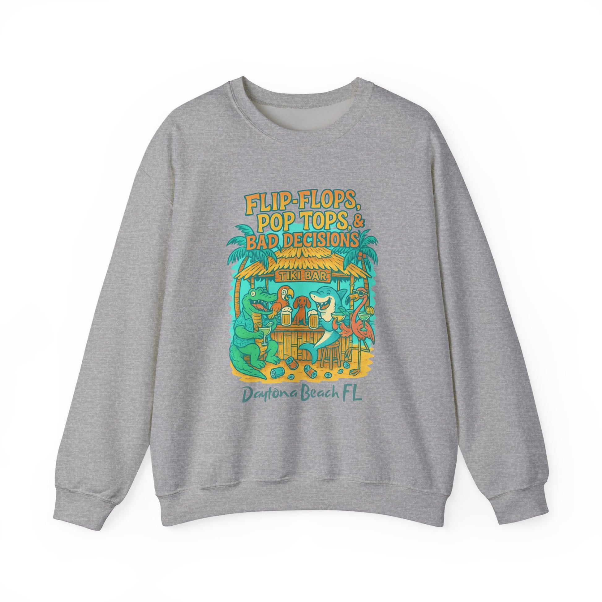 Pop Top Ln Crewneck Sweatshirt - Jimmy Buffet Style