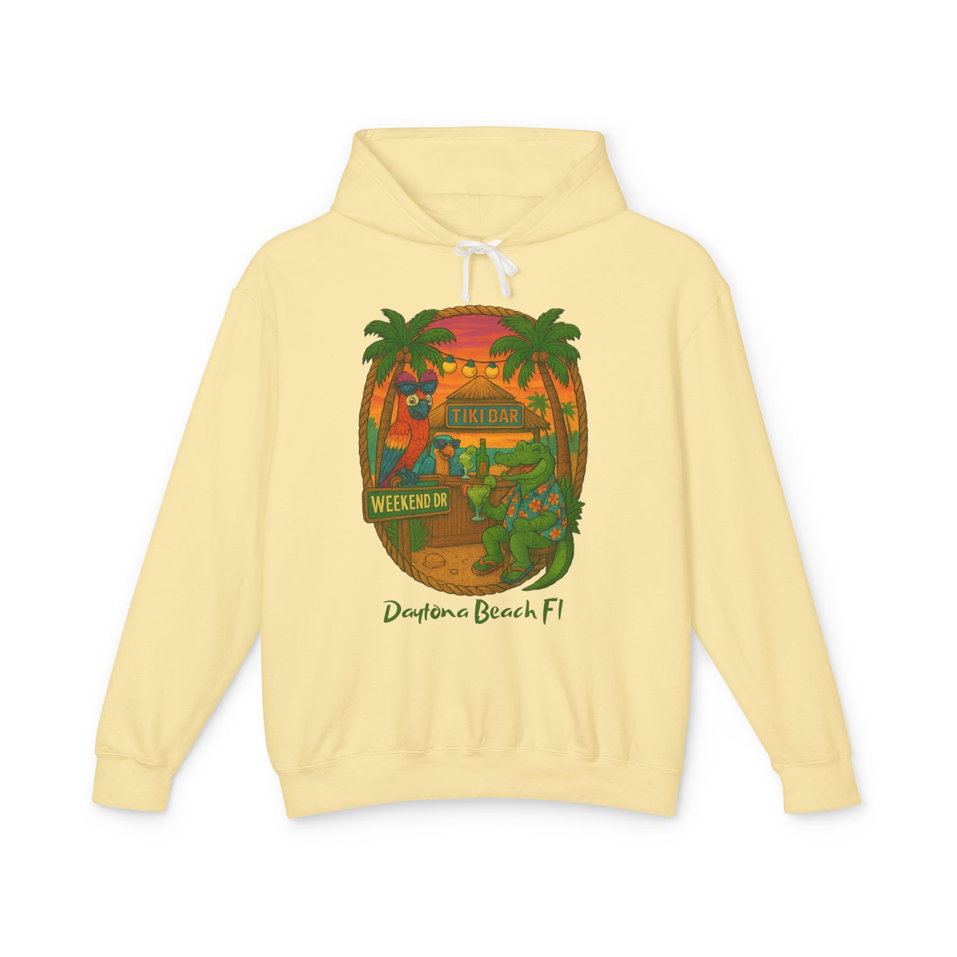 Weekend Dr   Lightweight Comfort Colors Hoodie - Jimmy Buffet Style