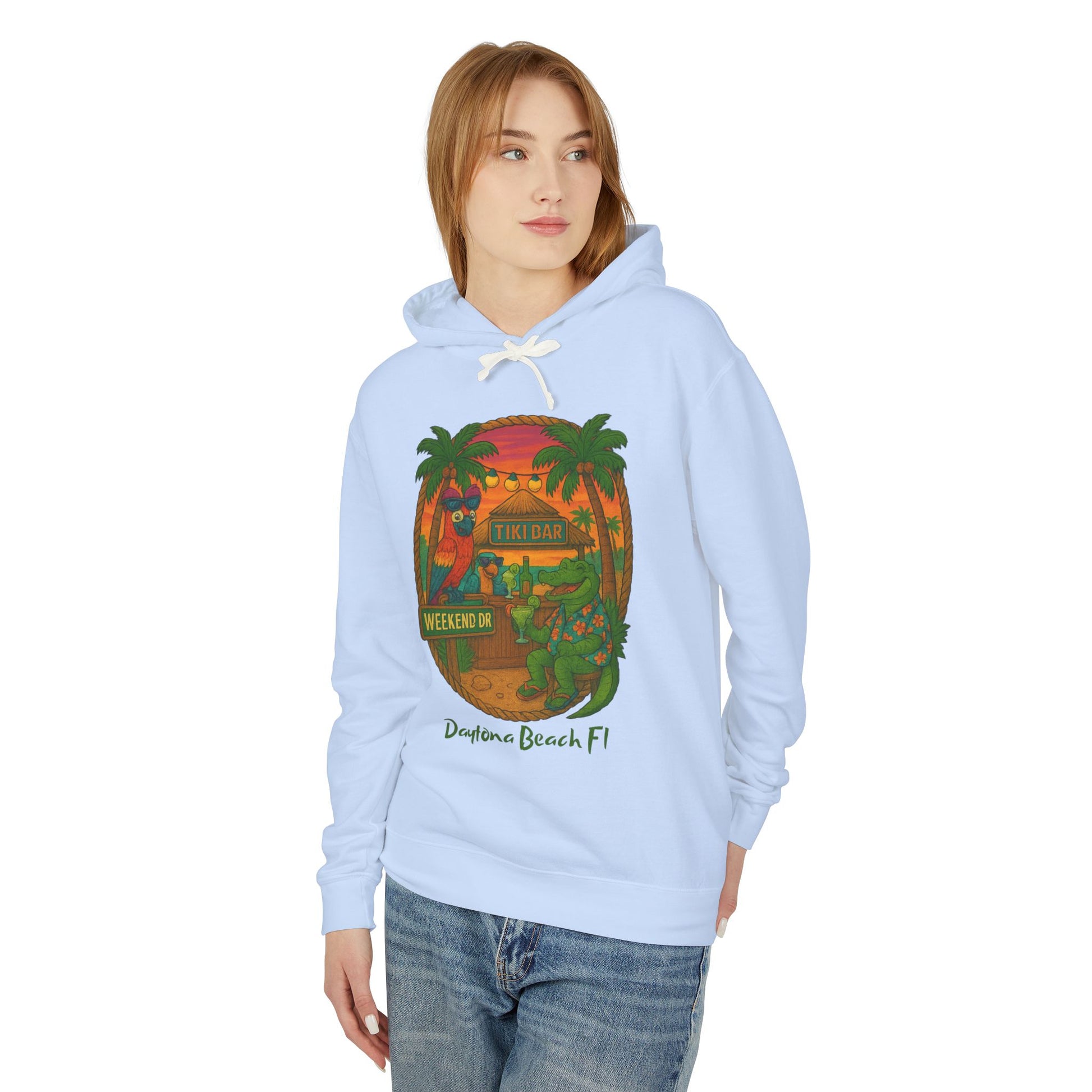 Weekend Dr   Lightweight Comfort Colors Hoodie - Jimmy Buffet Style