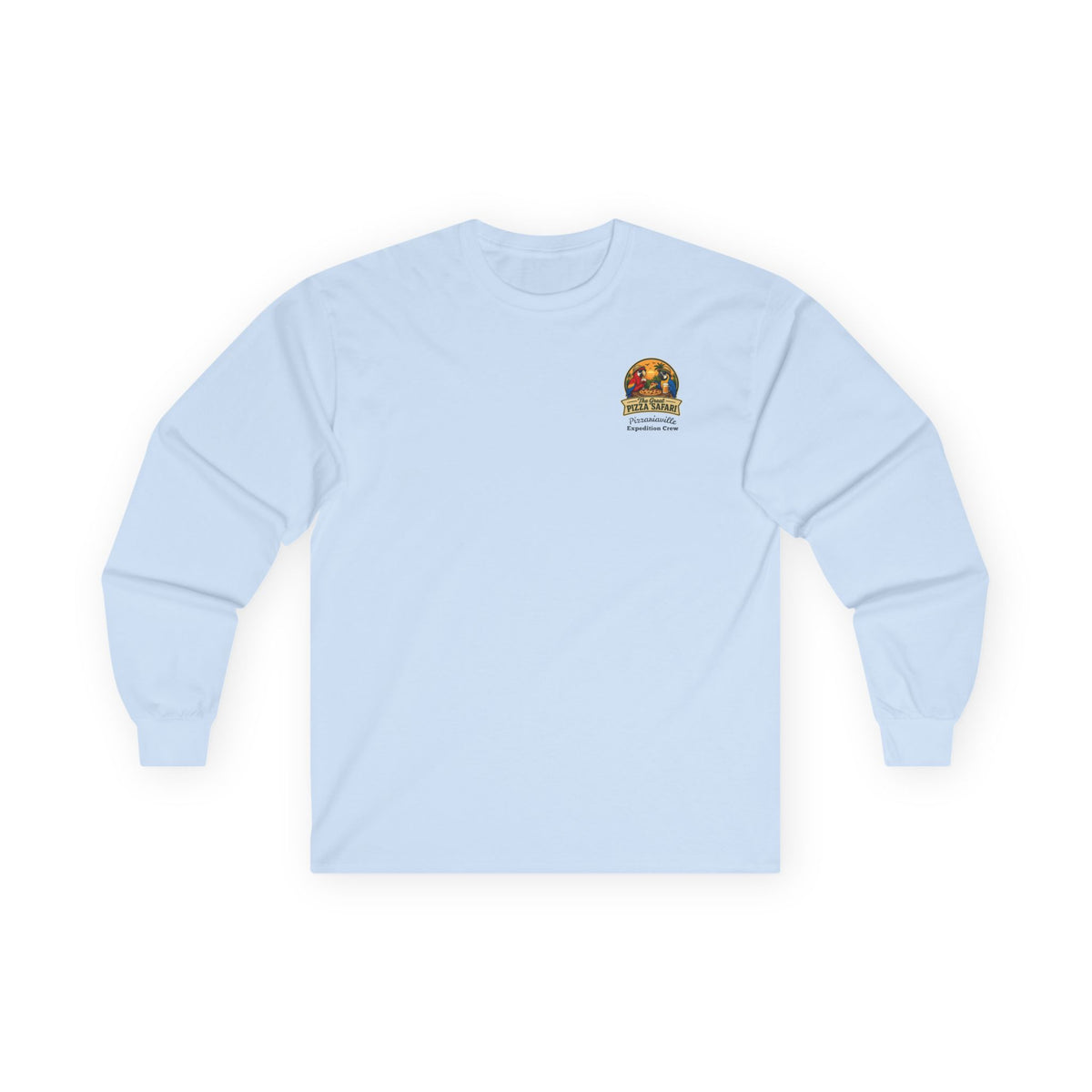 Long Sleeve Tee — The Great Pizza Safari Graphic Shirt