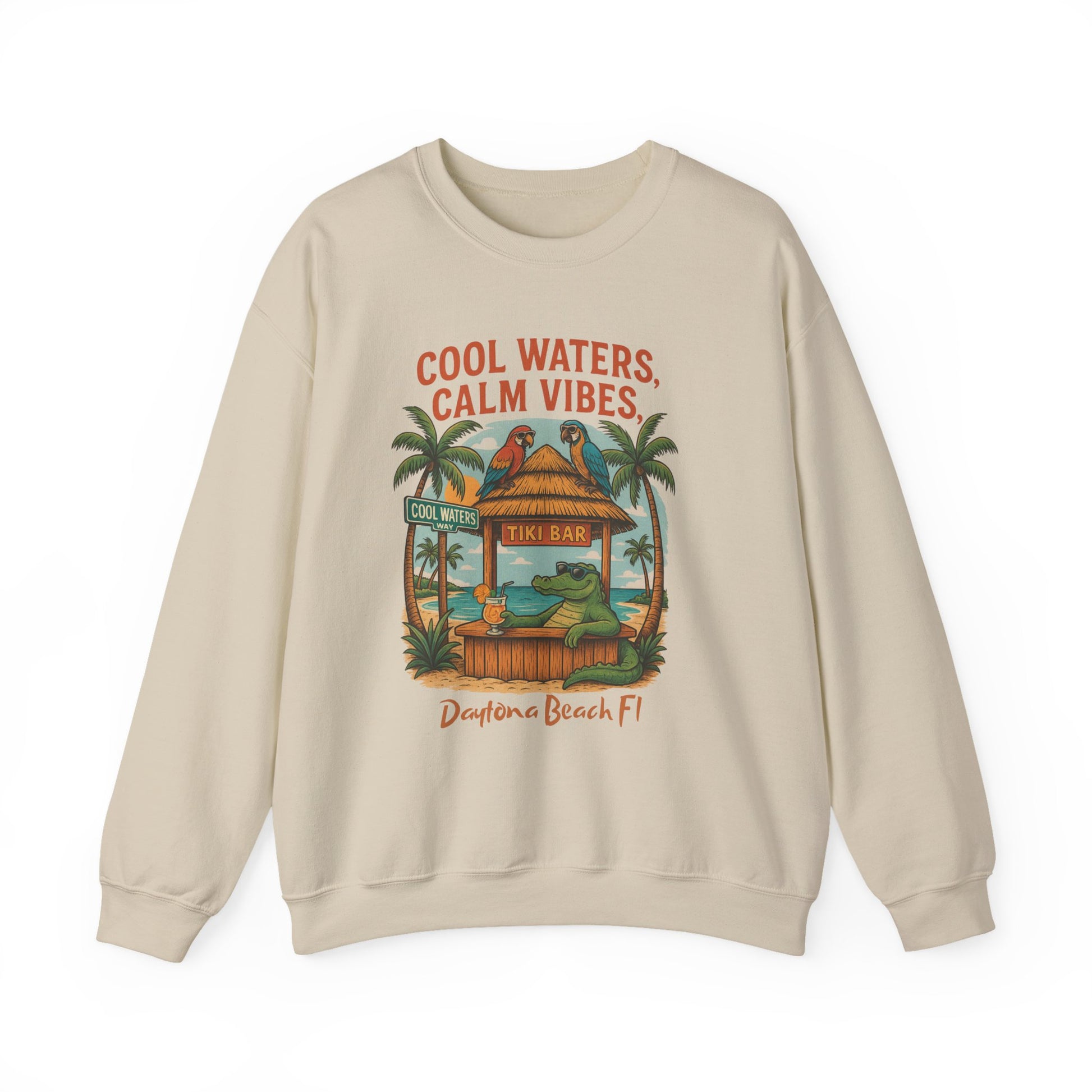 Cool Waters Crewneck Sweatshirt - Jimmy Buffet Style