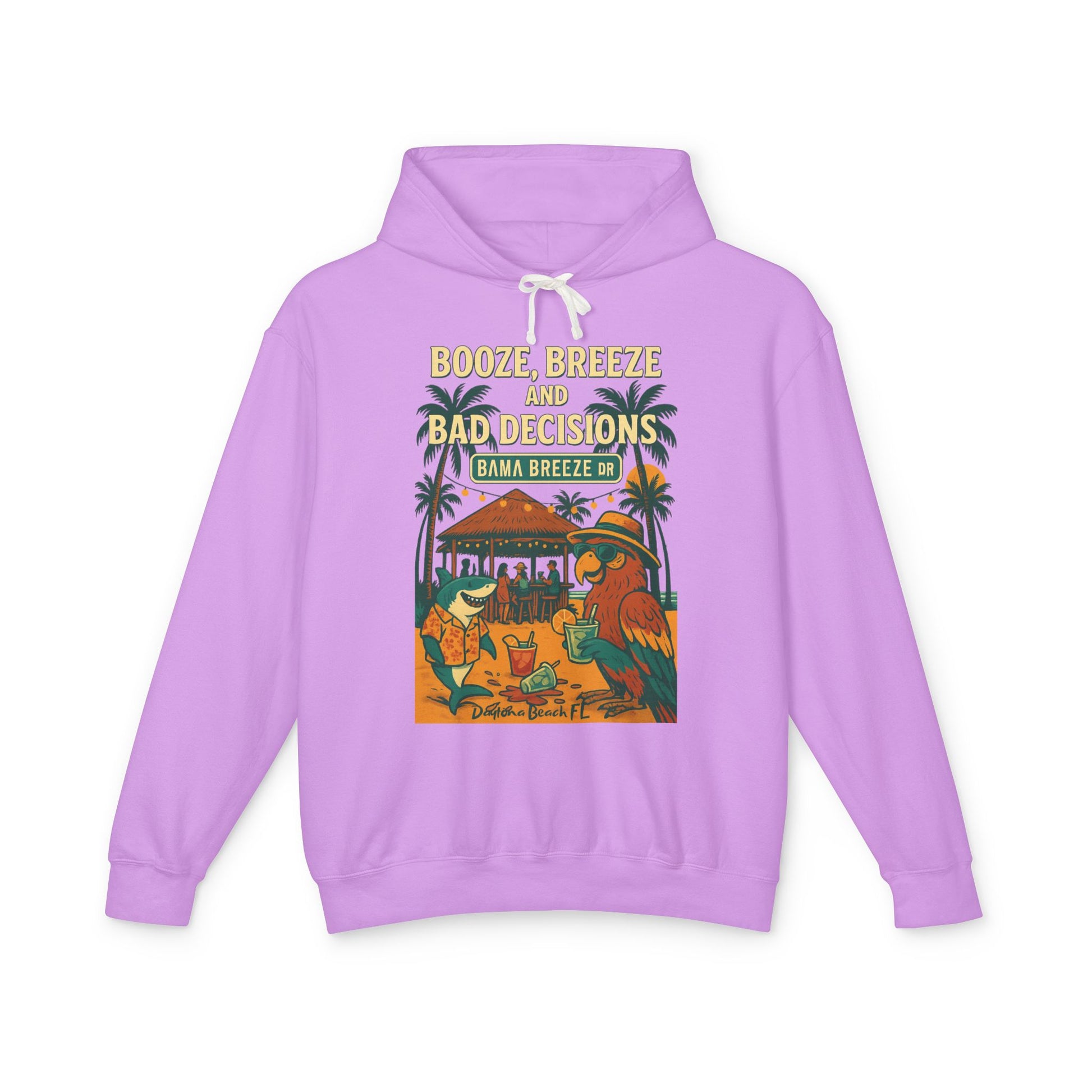 Bama Breeze dr   Lightweight Comfort Colors Hoodie - Jimmy Buffet Style