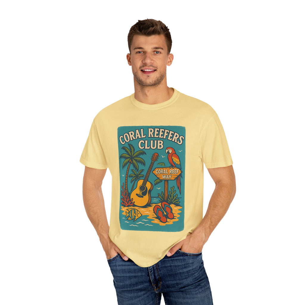 Coral Reefers Way  T-Shirt, Summer Vibes Tee, Beachwear, Vacation Shirt, Funny Graphic Tee, Unisex Casual Wear