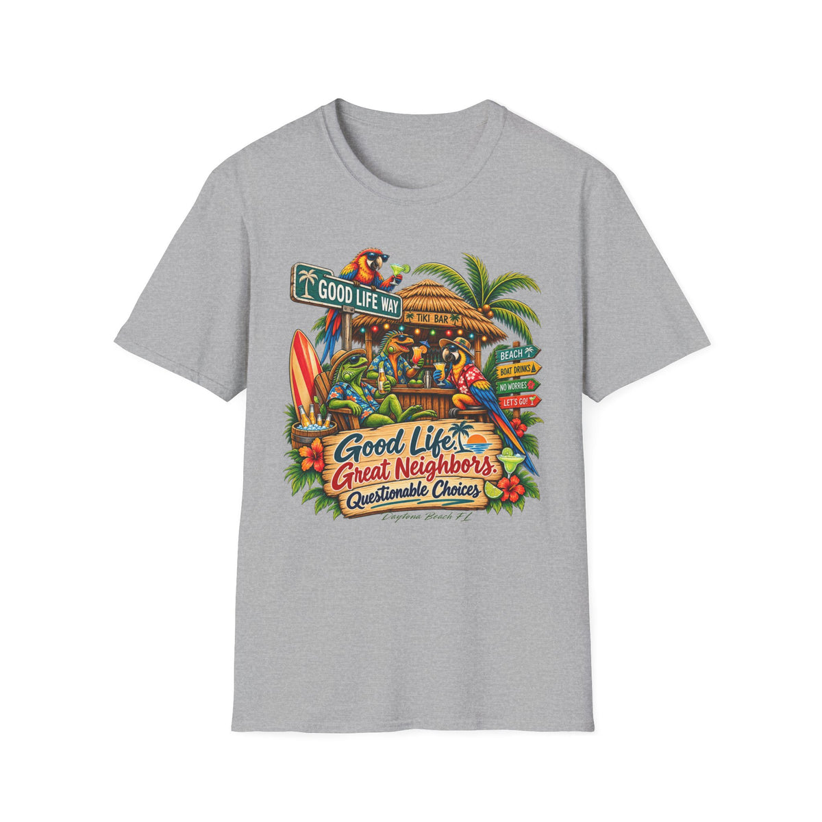 Good Life Way T-Shirt — Tropical Tiki Bar Beach Shirt
