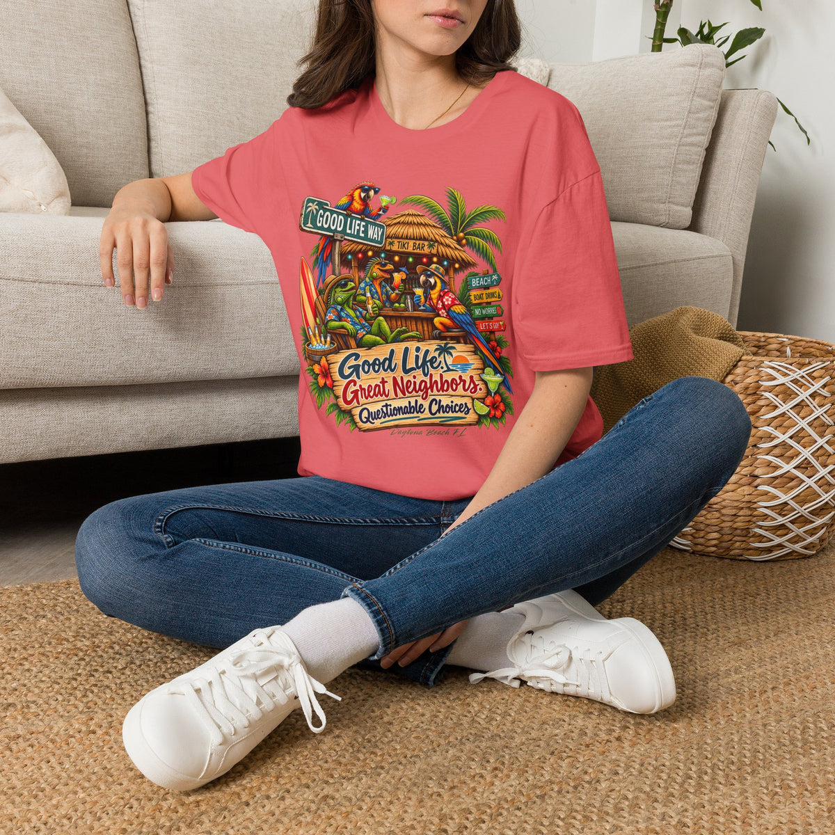 Good Life Way T-Shirt — Tropical Tiki Bar Beach Shirt