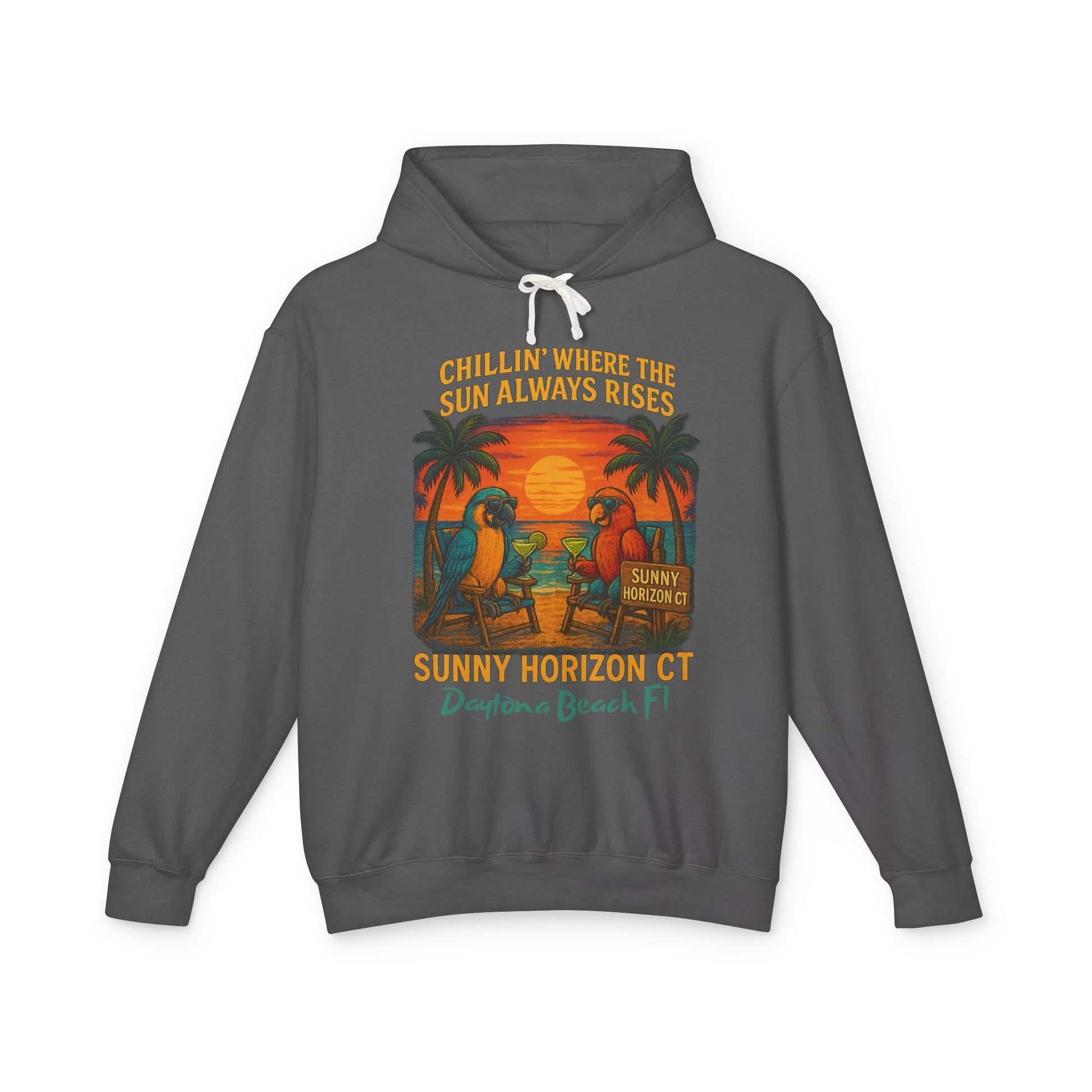 Sunny Horizon ct Lightweight Comfort Colors Hoodie - Jimmy Buffet Style