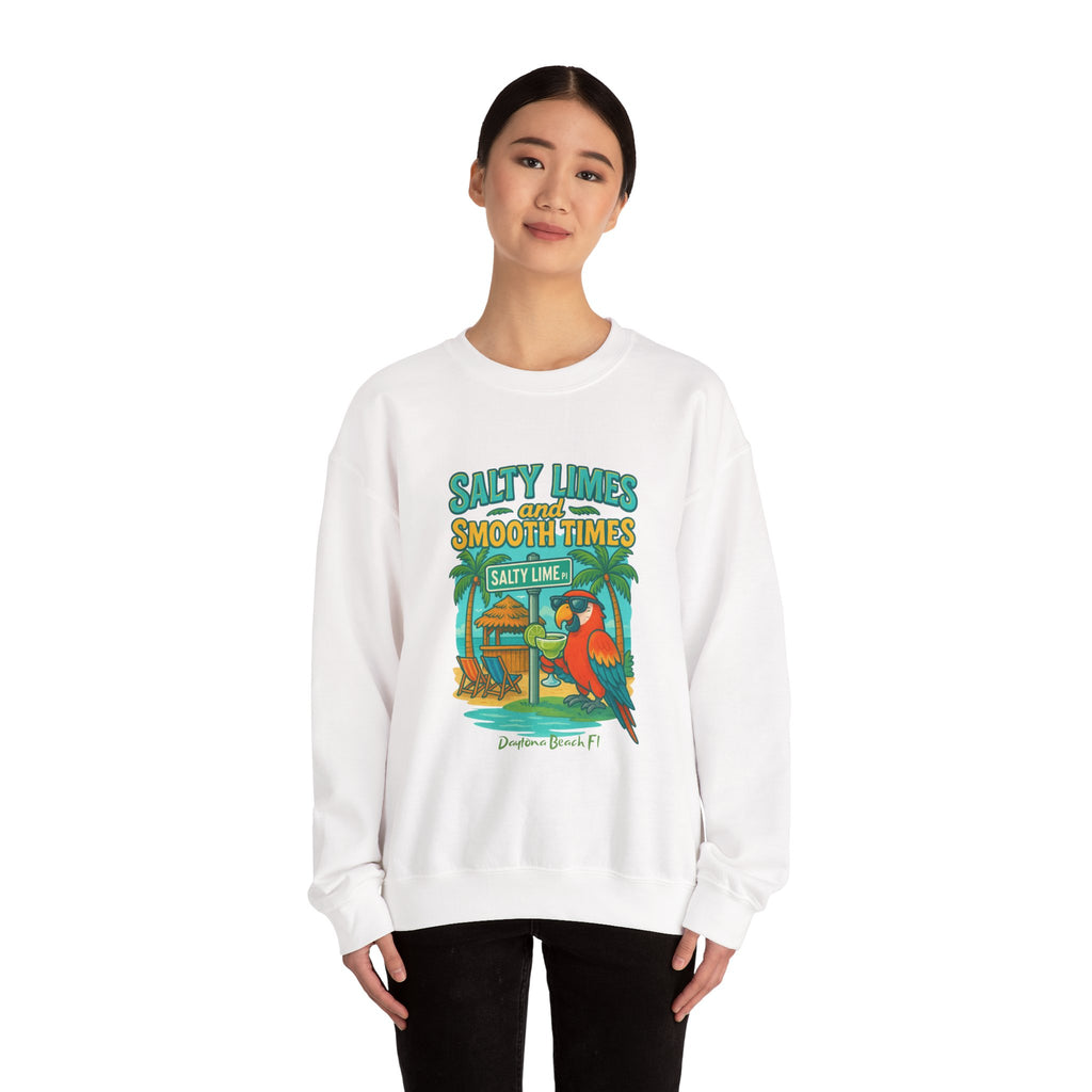 Salty Lime  Place  Crewneck Sweatshirt - Jimmy Buffet Style