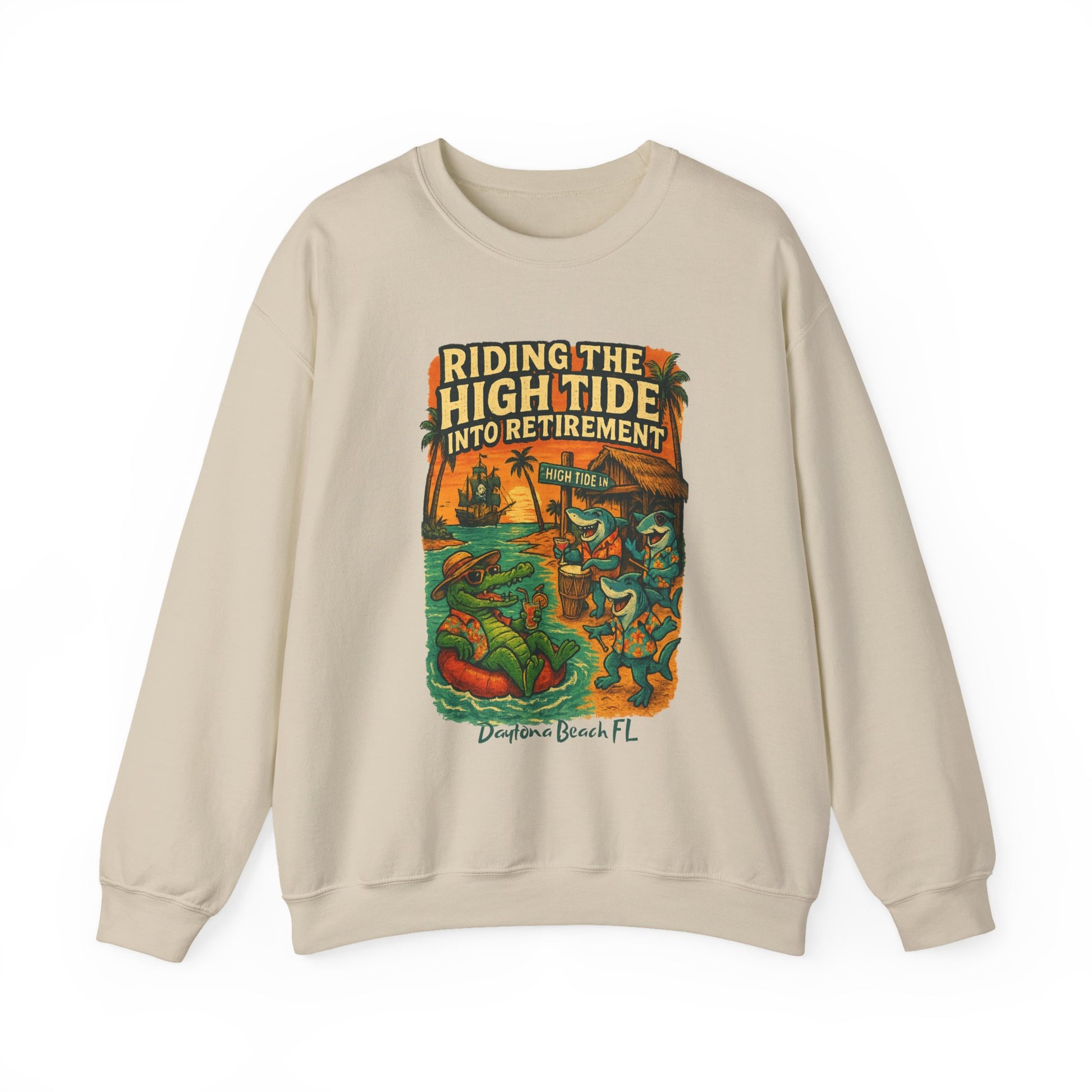 High Tide Ln Crewneck Sweatshirt - Jimmy Buffet Style