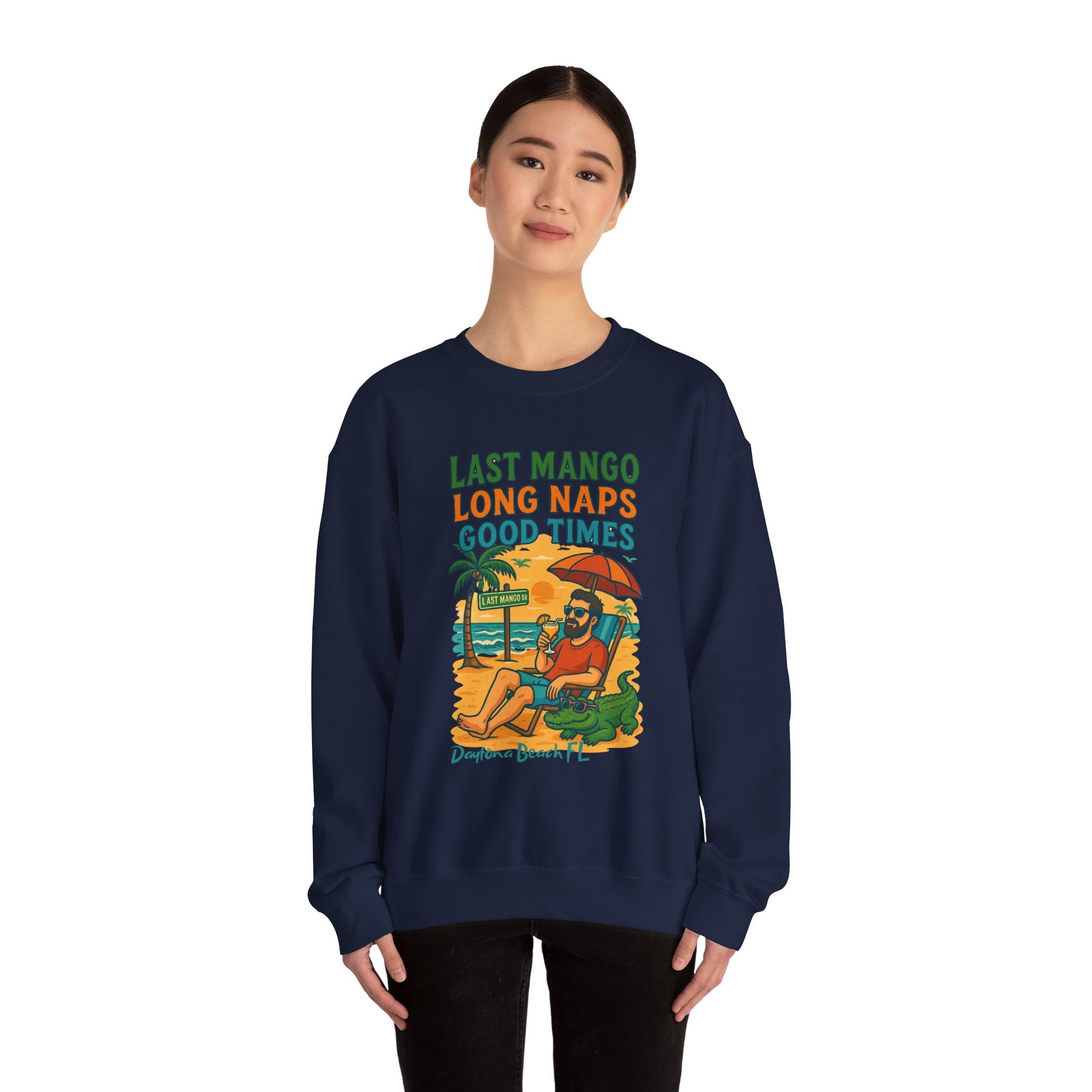 Last Mango Crewneck Sweatshirt - Jimmy Buffet Style
