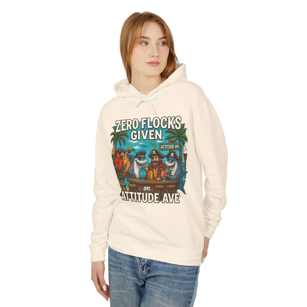 attitude ave  Lightweight Comfort Colors Hoodie - Jimmy Buffet Style